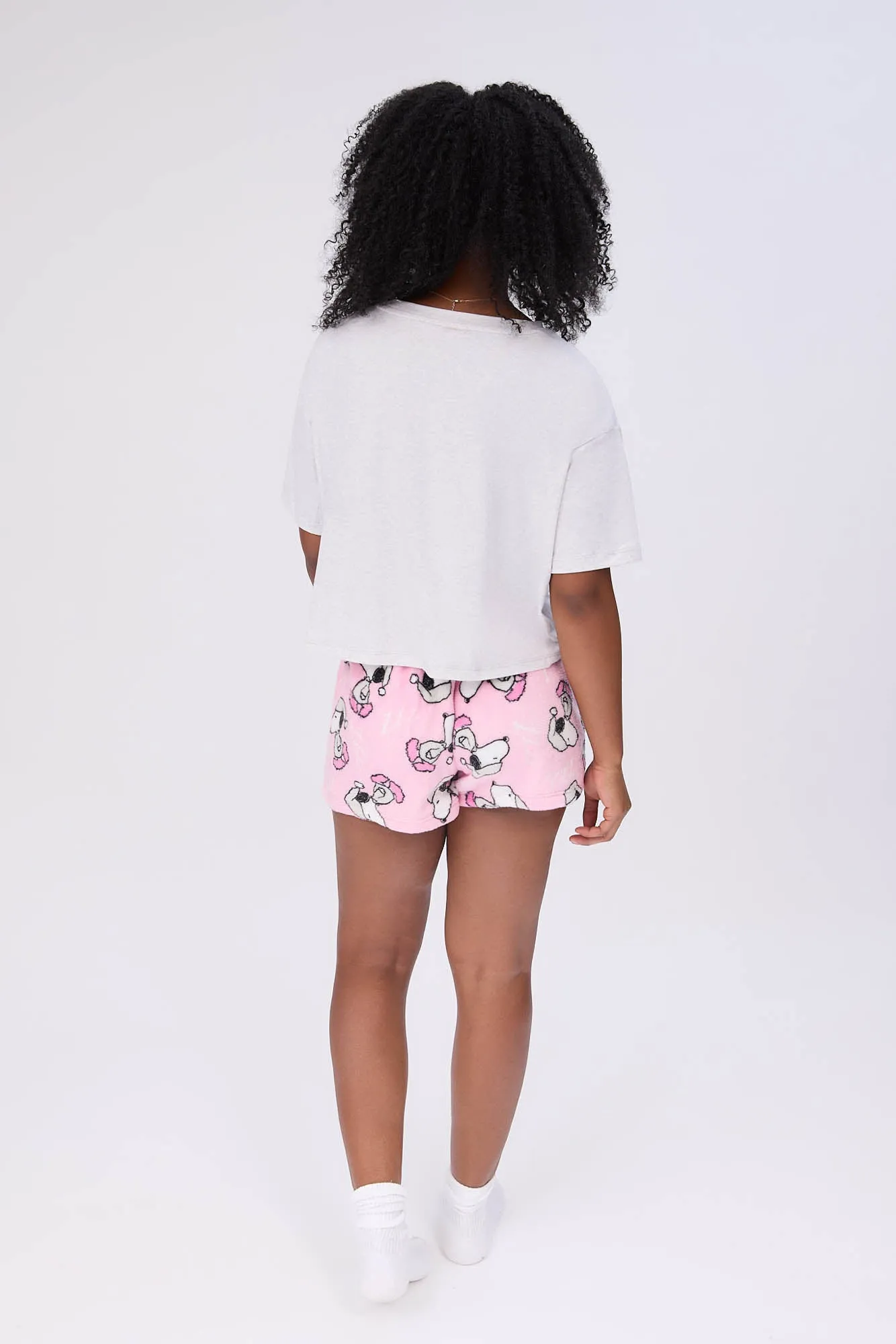 Peanuts Snoopy Pajama Tee And Shorts 2-Piece Set sold by Bluenotes product image thumbnail 4