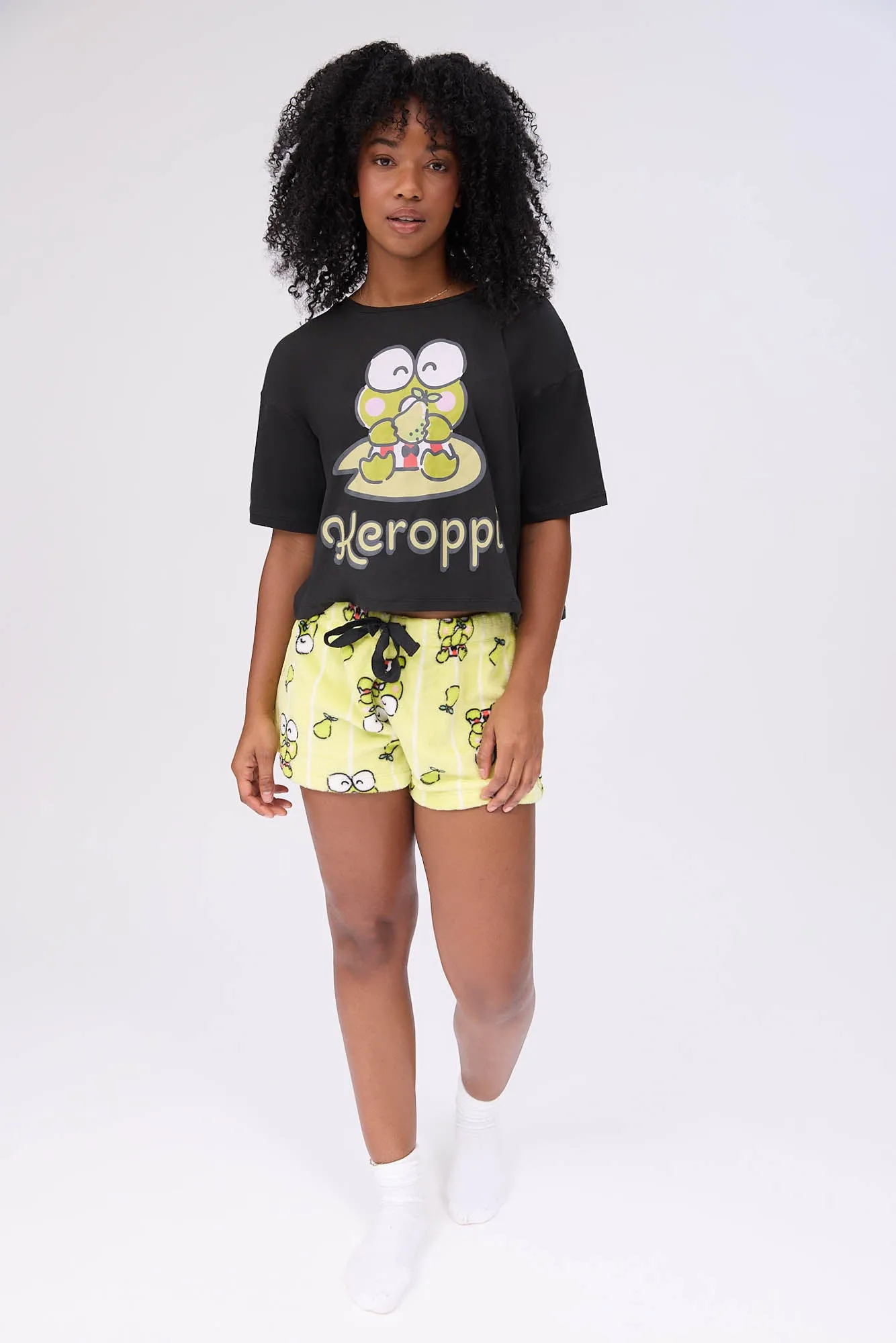 Keroppi Pajama Tee And Shorts 2-Piece Set sold by Bluenotes