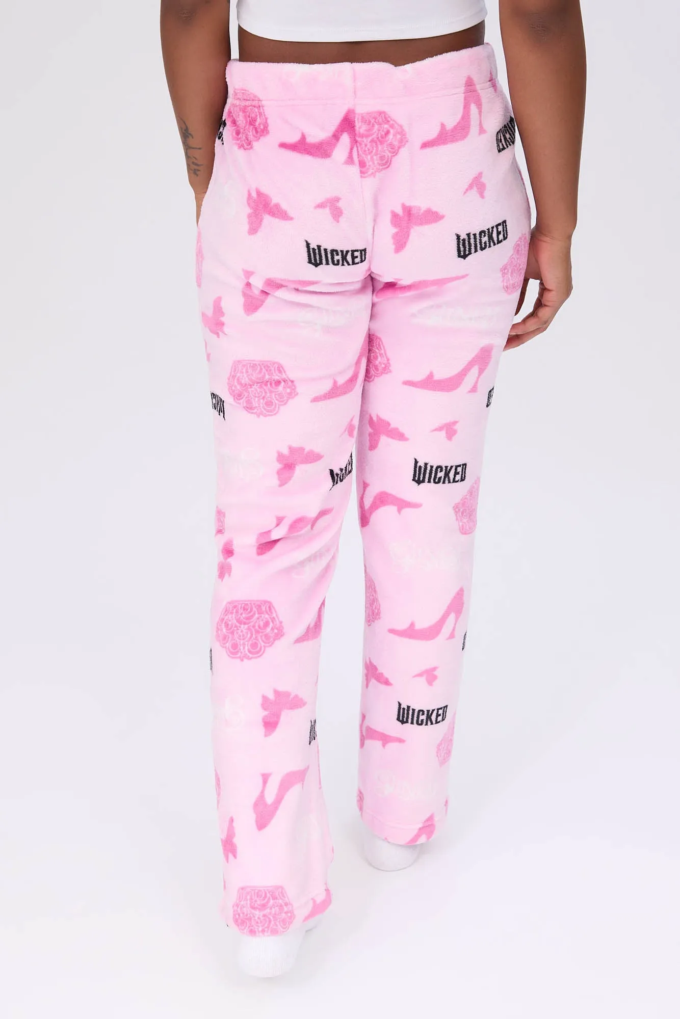 Wicked Butterfly Printed Plush Pajama Pants sold by Bluenotes product image thumbnail 4
