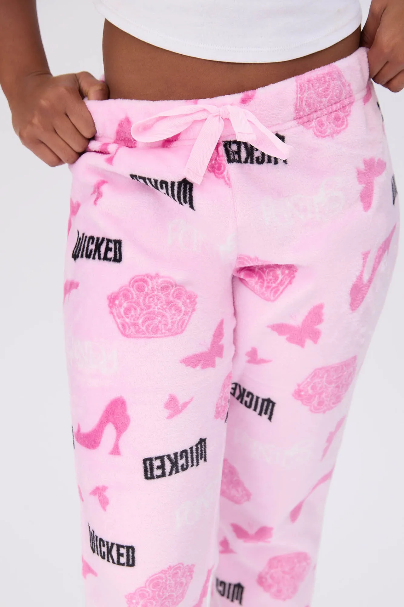 Wicked Butterfly Printed Plush Pajama Pants sold by Bluenotes product image thumbnail 3