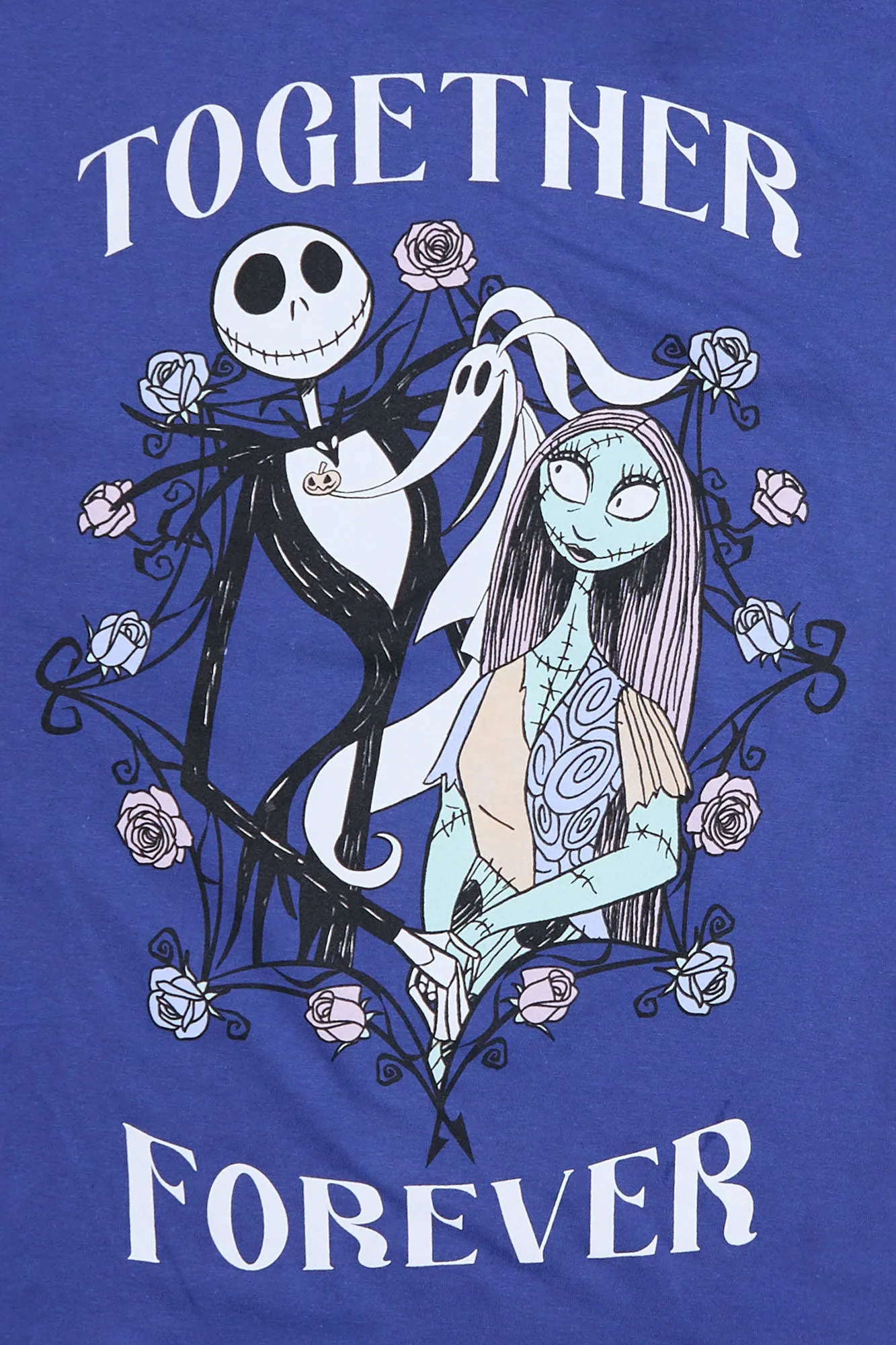 The Nightmare Before Christmas Together Forever Graphic Relaxed Tee sold by Bluenotes product image thumbnail 2