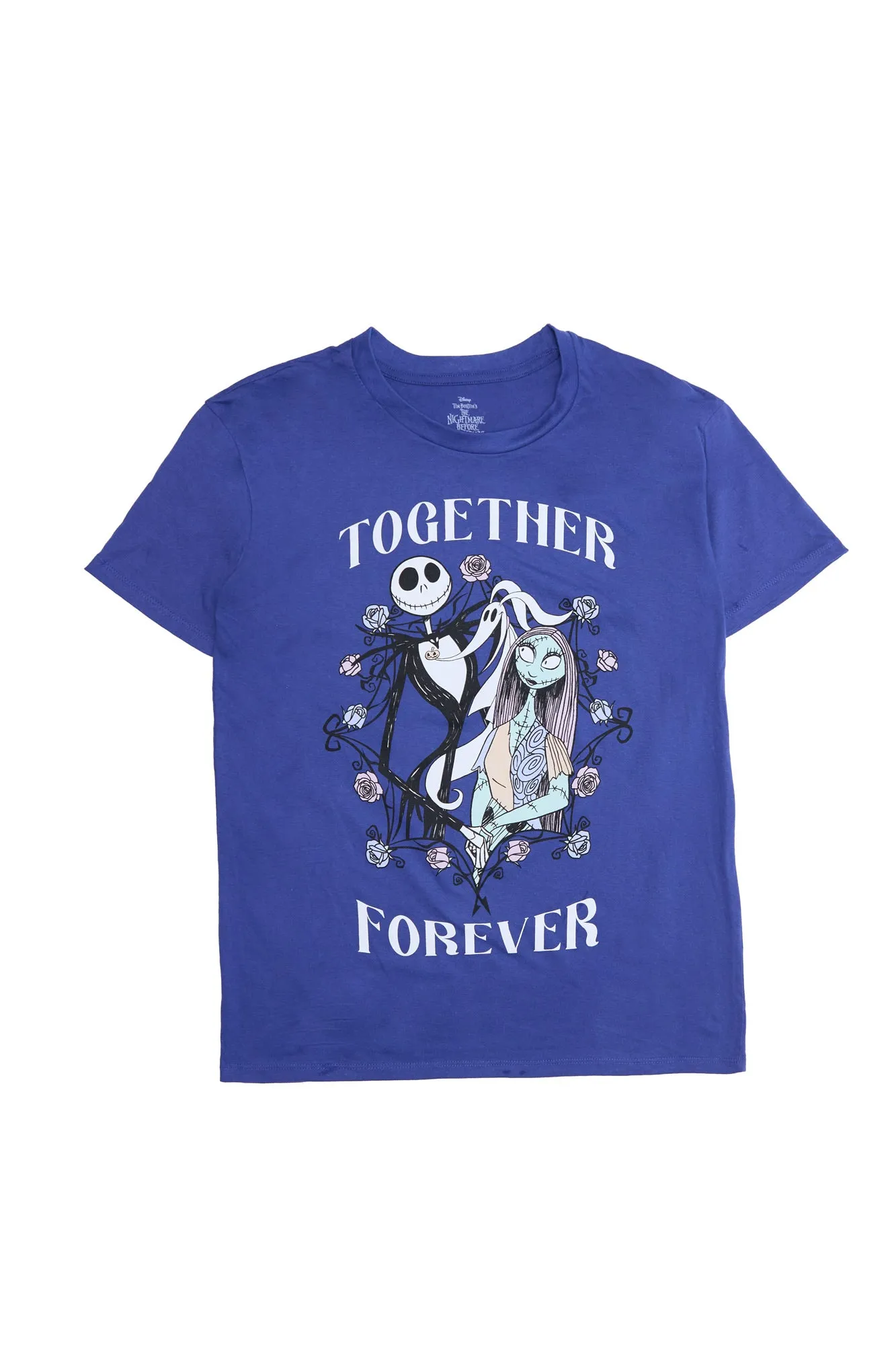 The Nightmare Before Christmas Together Forever Graphic Relaxed Tee sold by Bluenotes