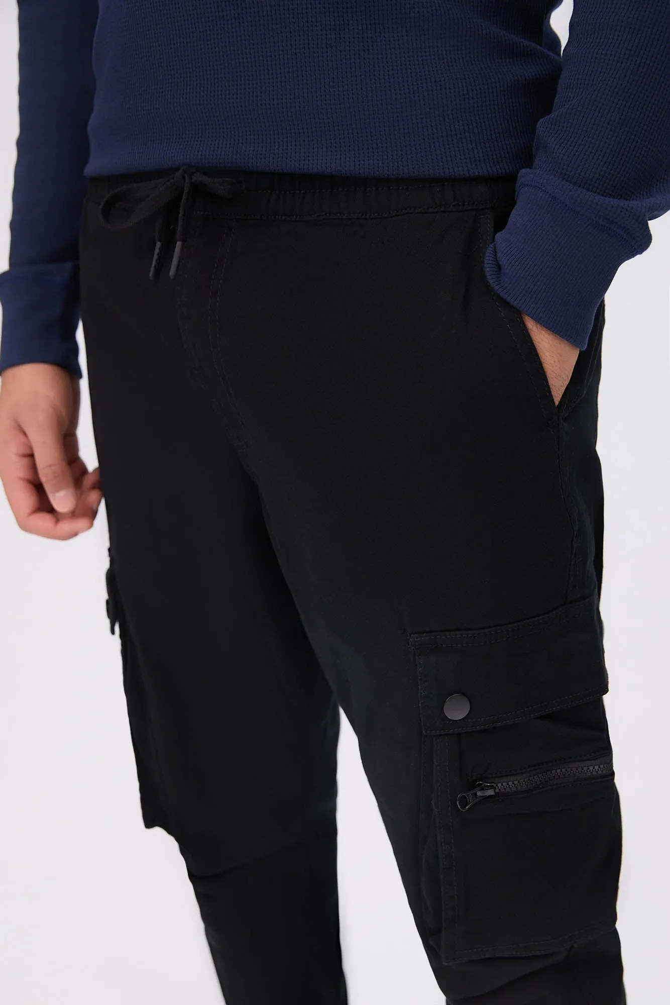 Relaxed Zip Cargo Twill Jogger sold by Bluenotes product image thumbnail 3