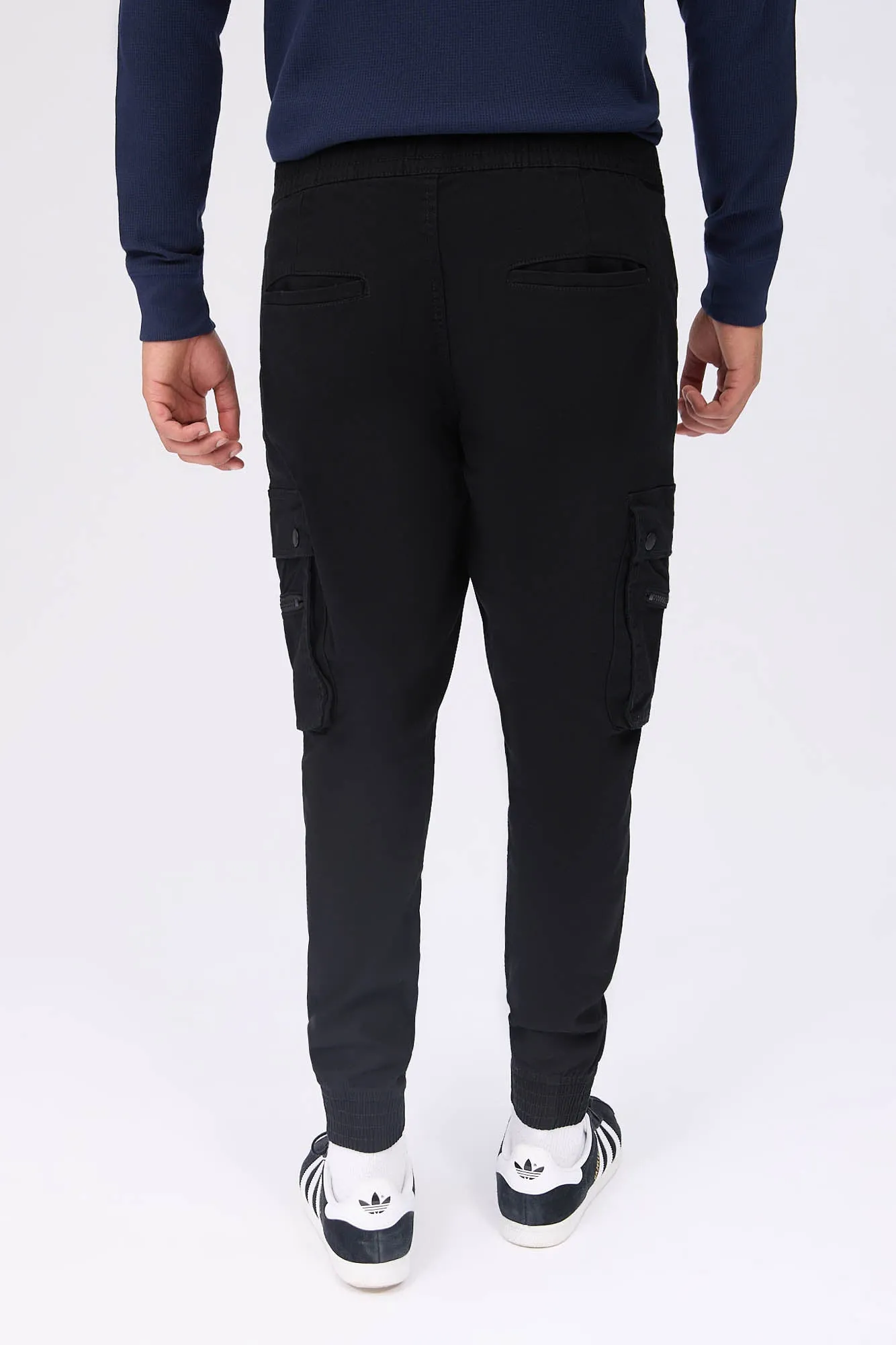 Relaxed Zip Cargo Twill Jogger sold by Bluenotes product image thumbnail 4