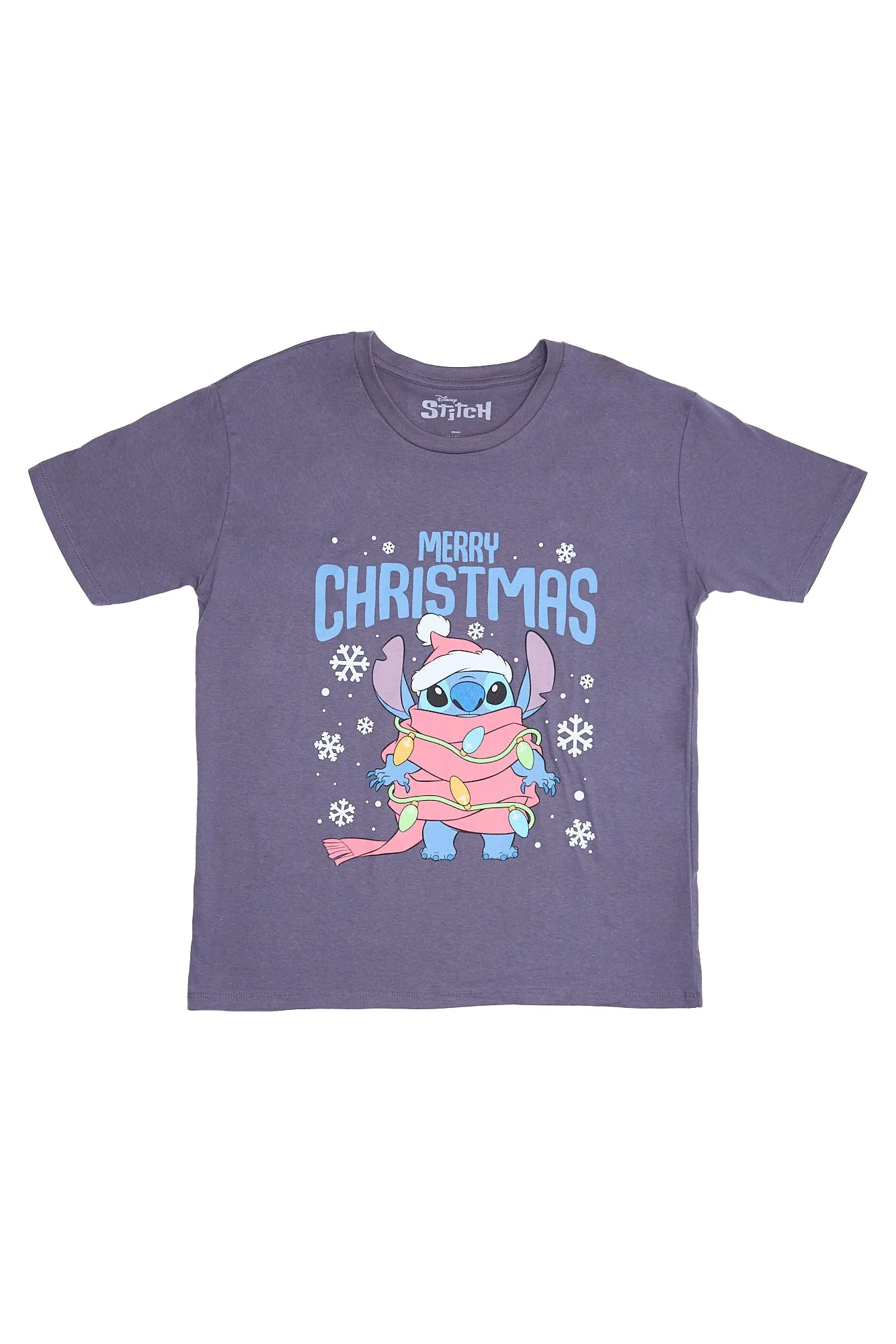 Stitch Merry Christmas Graphic Relaxed Tee sold by Bluenotes