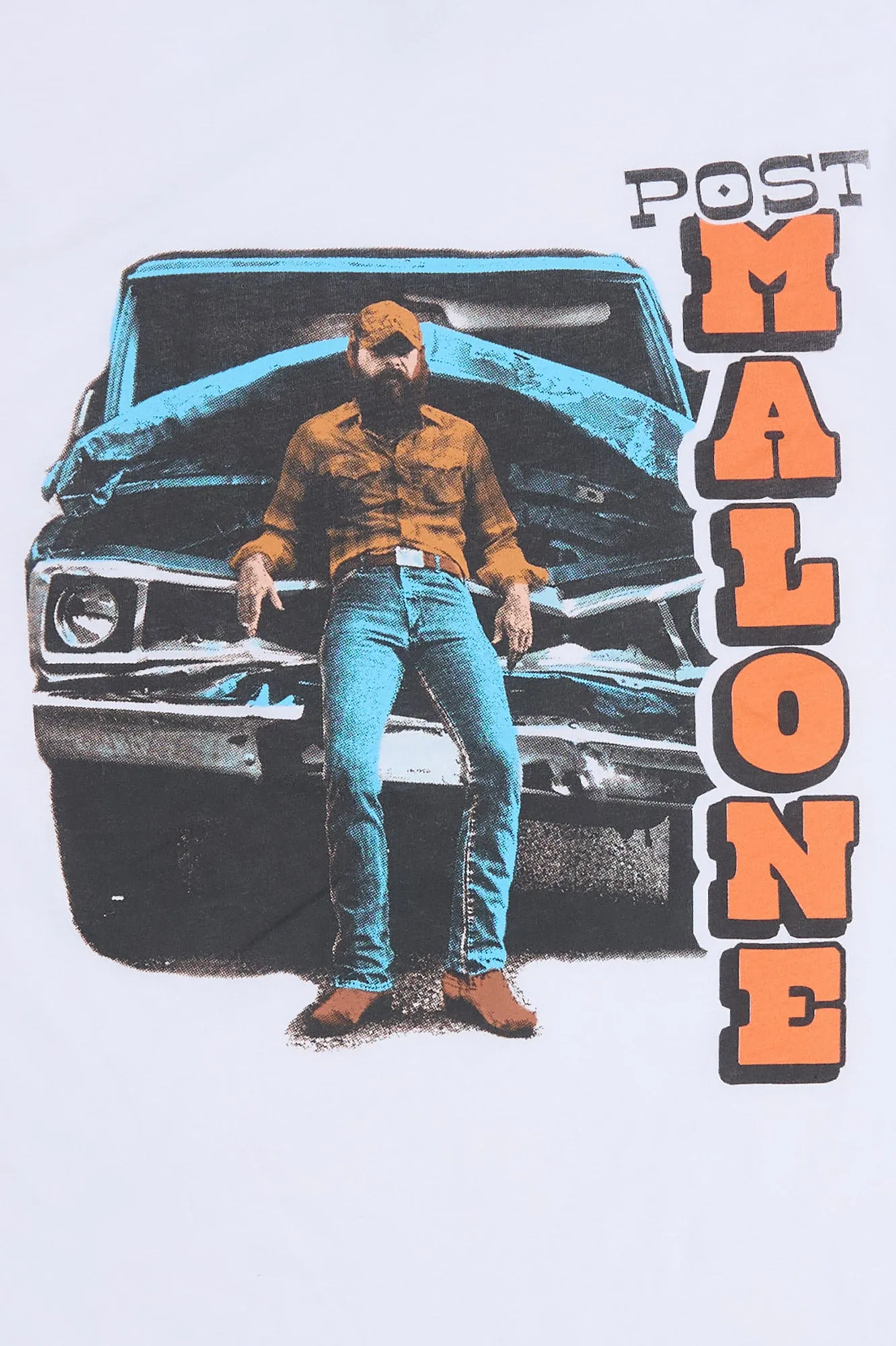 Post Malone Graphic Tee sold by Bluenotes product image thumbnail 2