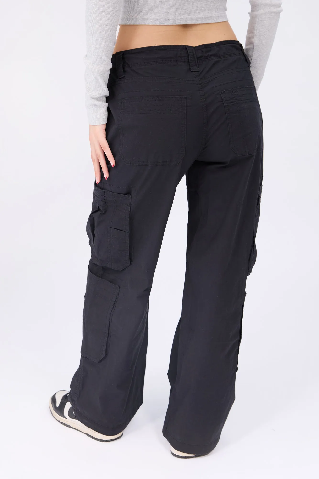 Super High Rise Wide Leg Cargo Pants sold by Bluenotes product image thumbnail 3