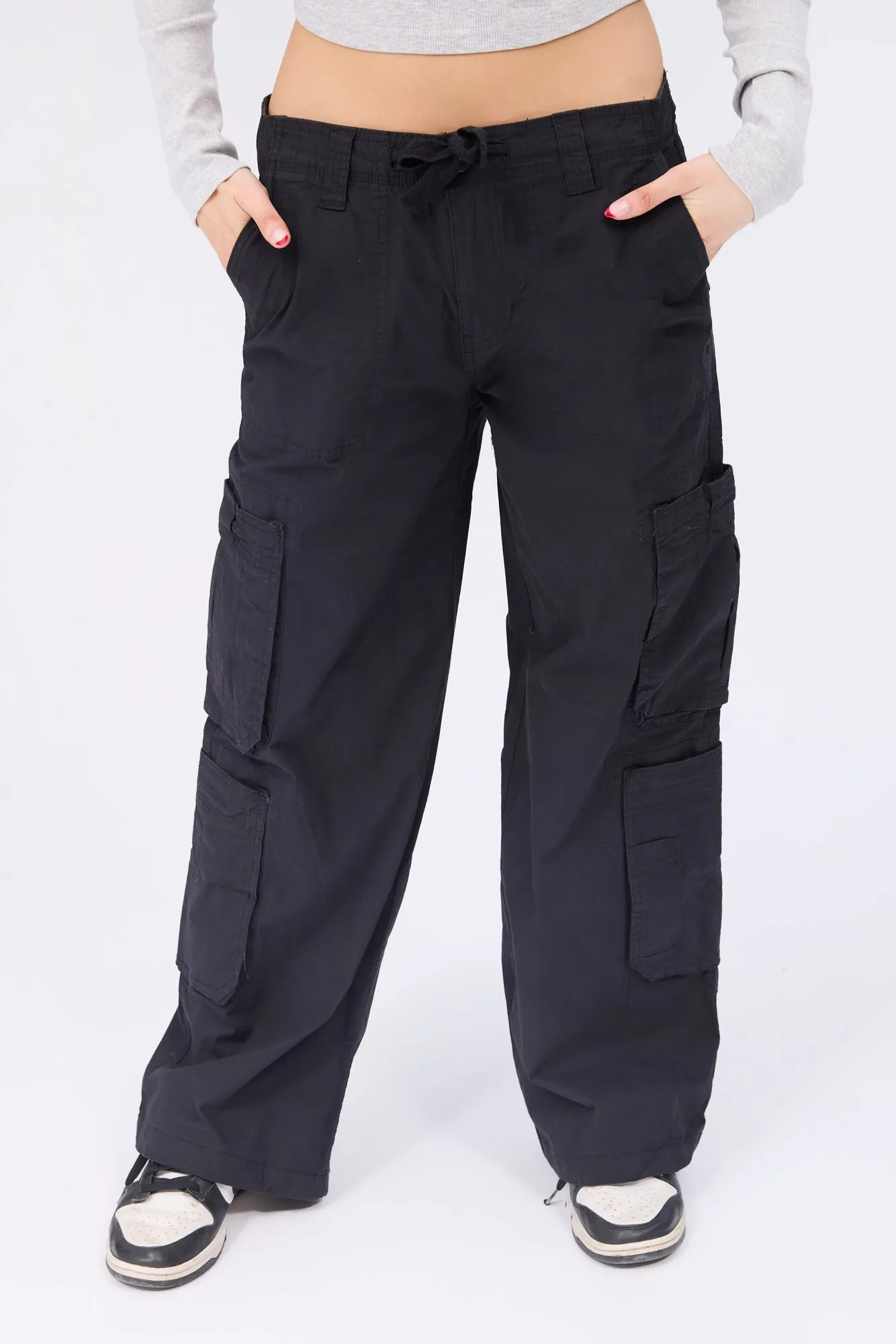 Super High Rise Wide Leg Cargo Pants sold by Bluenotes product image thumbnail 2