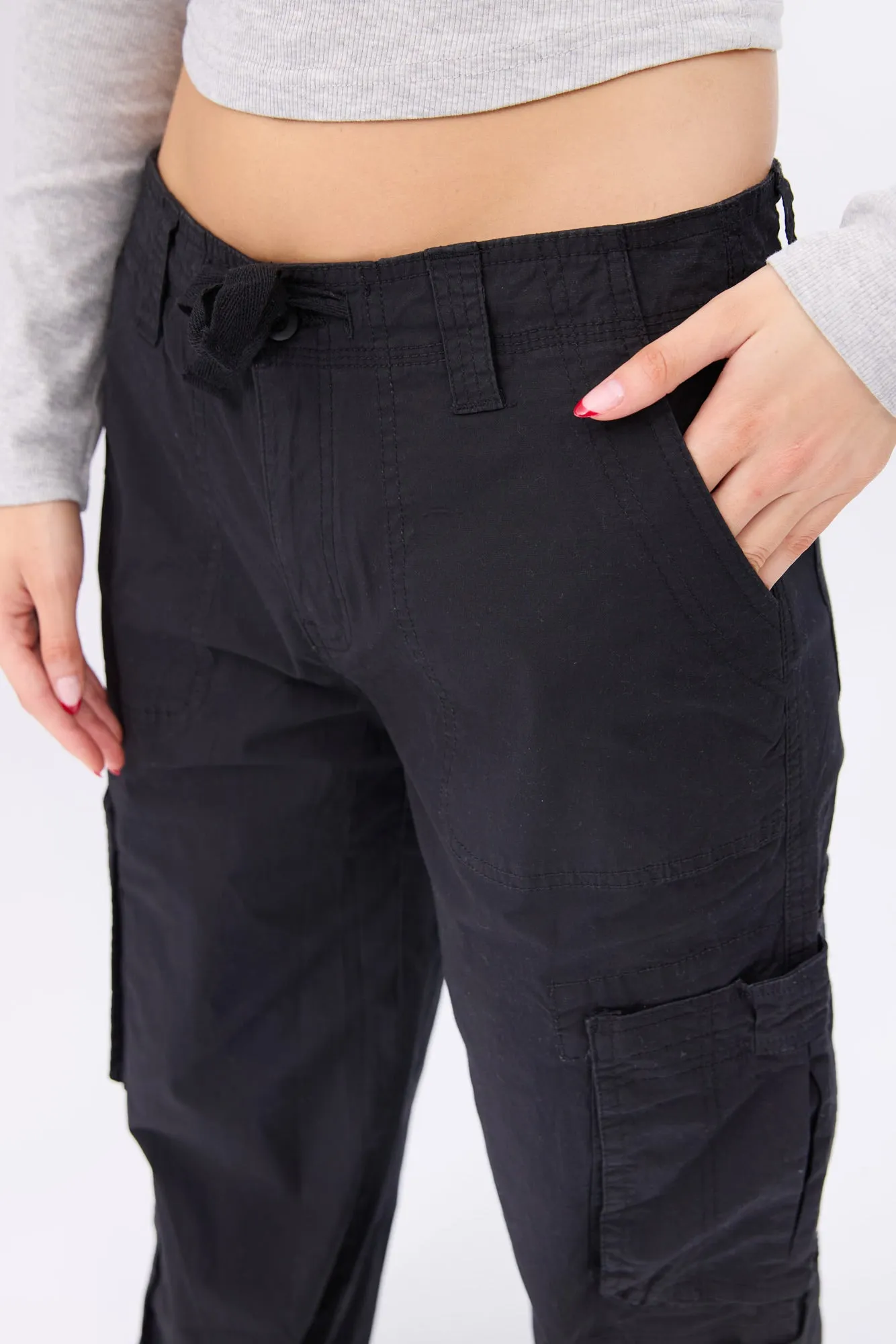 Super High Rise Wide Leg Cargo Pants sold by Bluenotes product image thumbnail 5