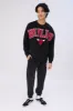 Chicago Bulls Graphic Crew Neck Oversized Sweatshirt sold by Bluenotes
