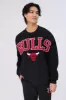 Chicago Bulls Graphic Crew Neck Oversized Sweatshirt sold by Bluenotes
