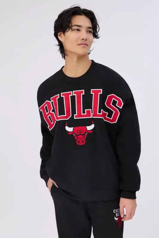Chicago Bulls Graphic Crew Neck Oversized Sweatshirt sold by Bluenotes
