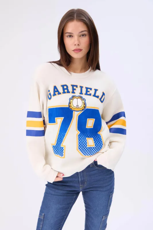 Garfield 78 Graphic Crew Neck Sweatshirt sold by Bluenotes