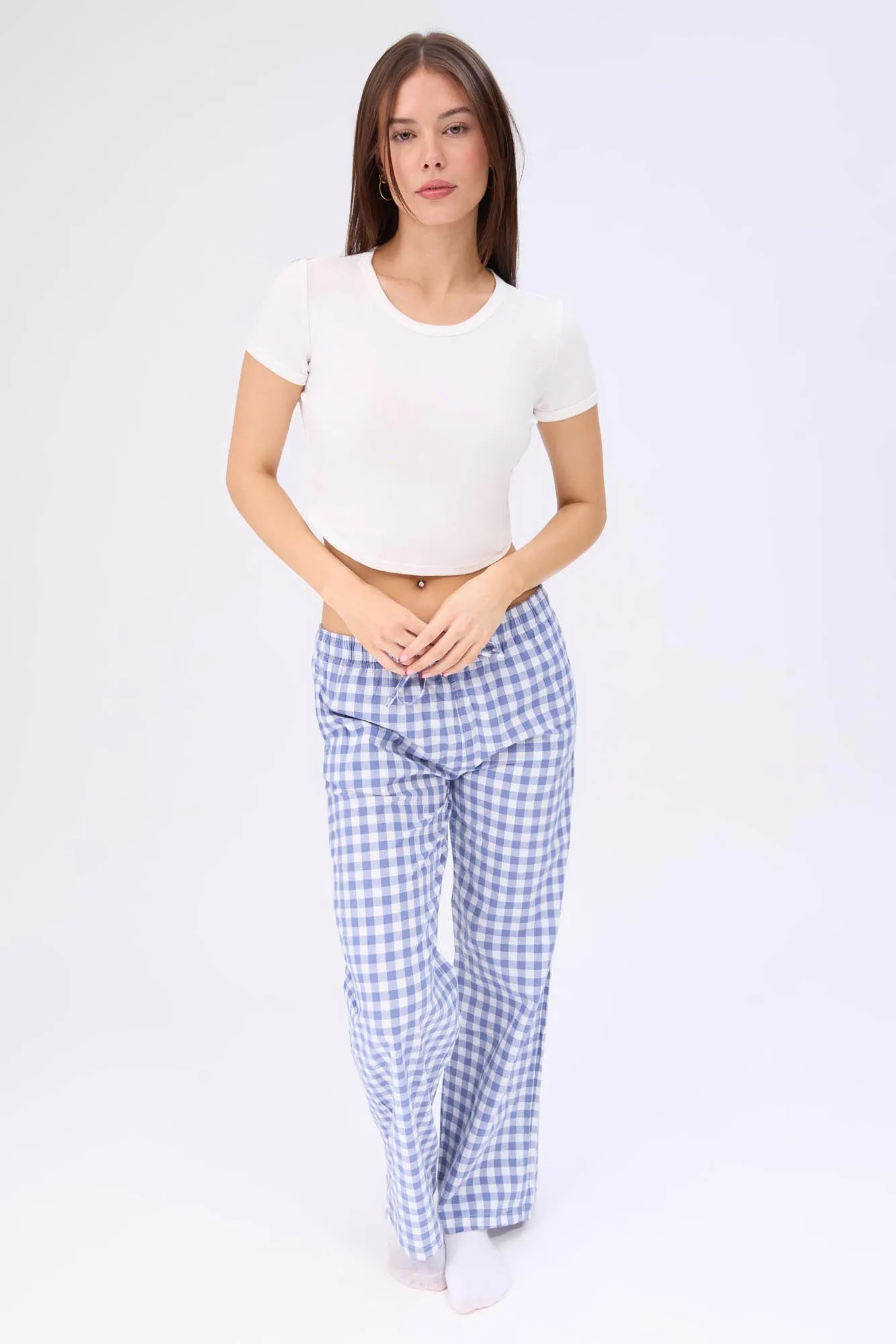 Straight Leg Pajama Pants sold by Bluenotes product image thumbnail 3