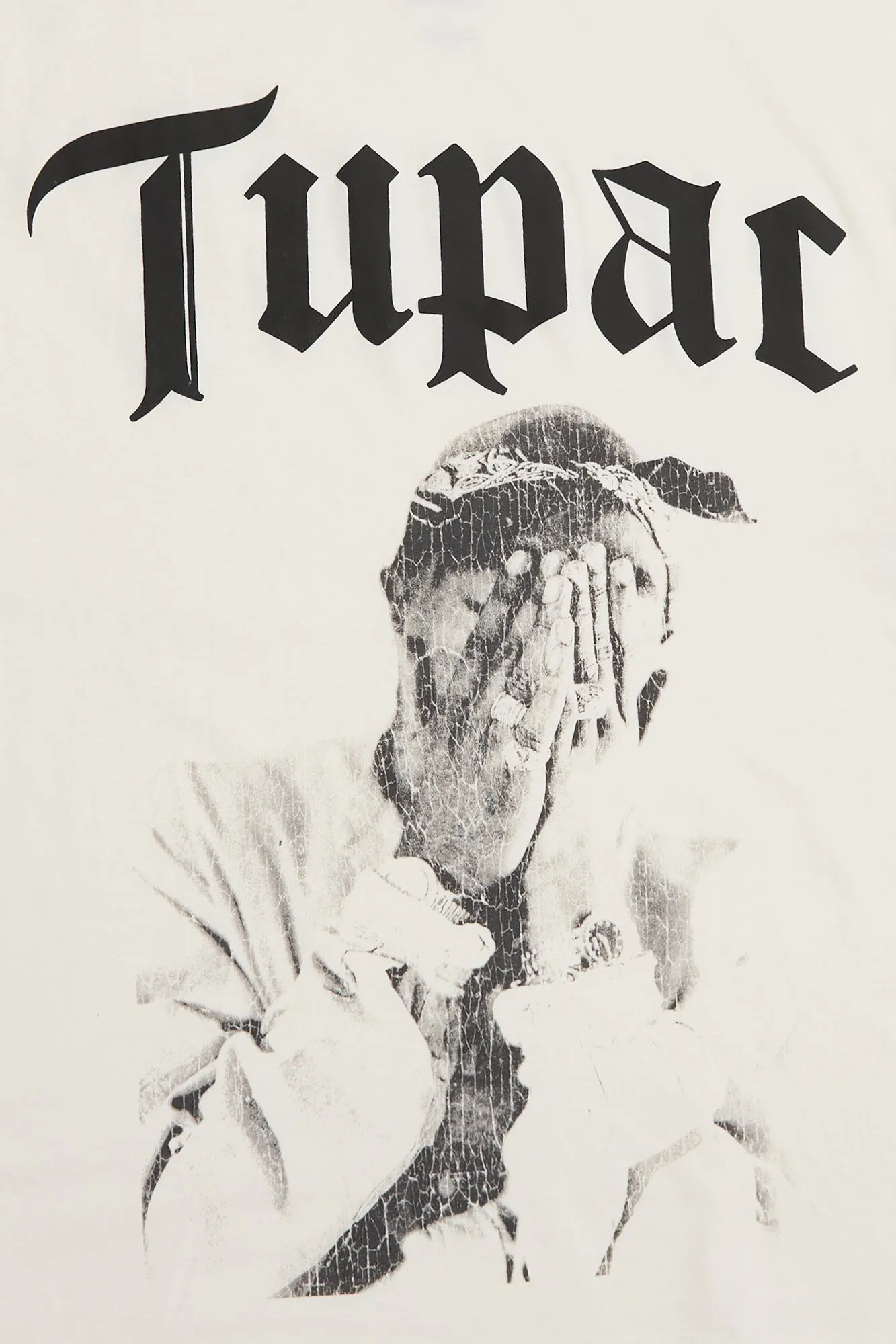 Tupac Graphic Oversized Tee sold by Bluenotes product image thumbnail 2