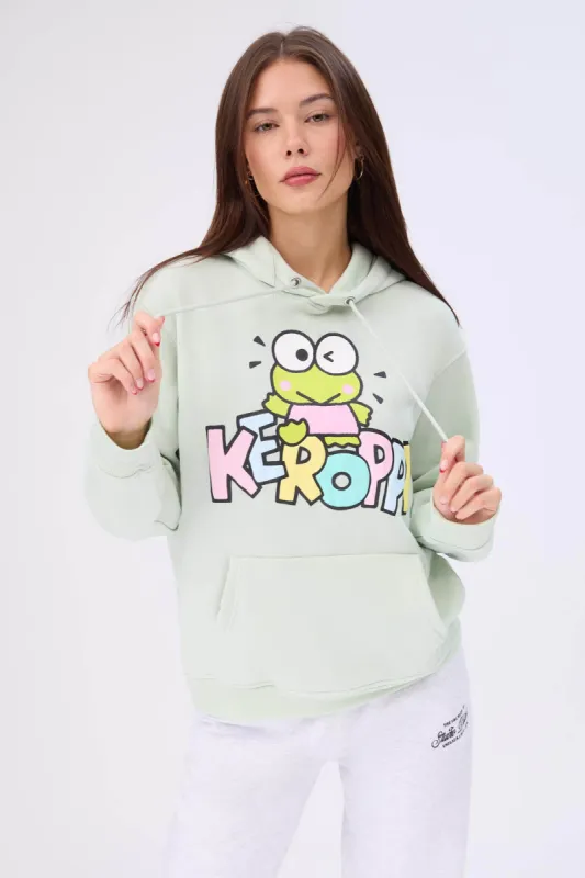 Keroppi Graphic Hoodie sold by Bluenotes
