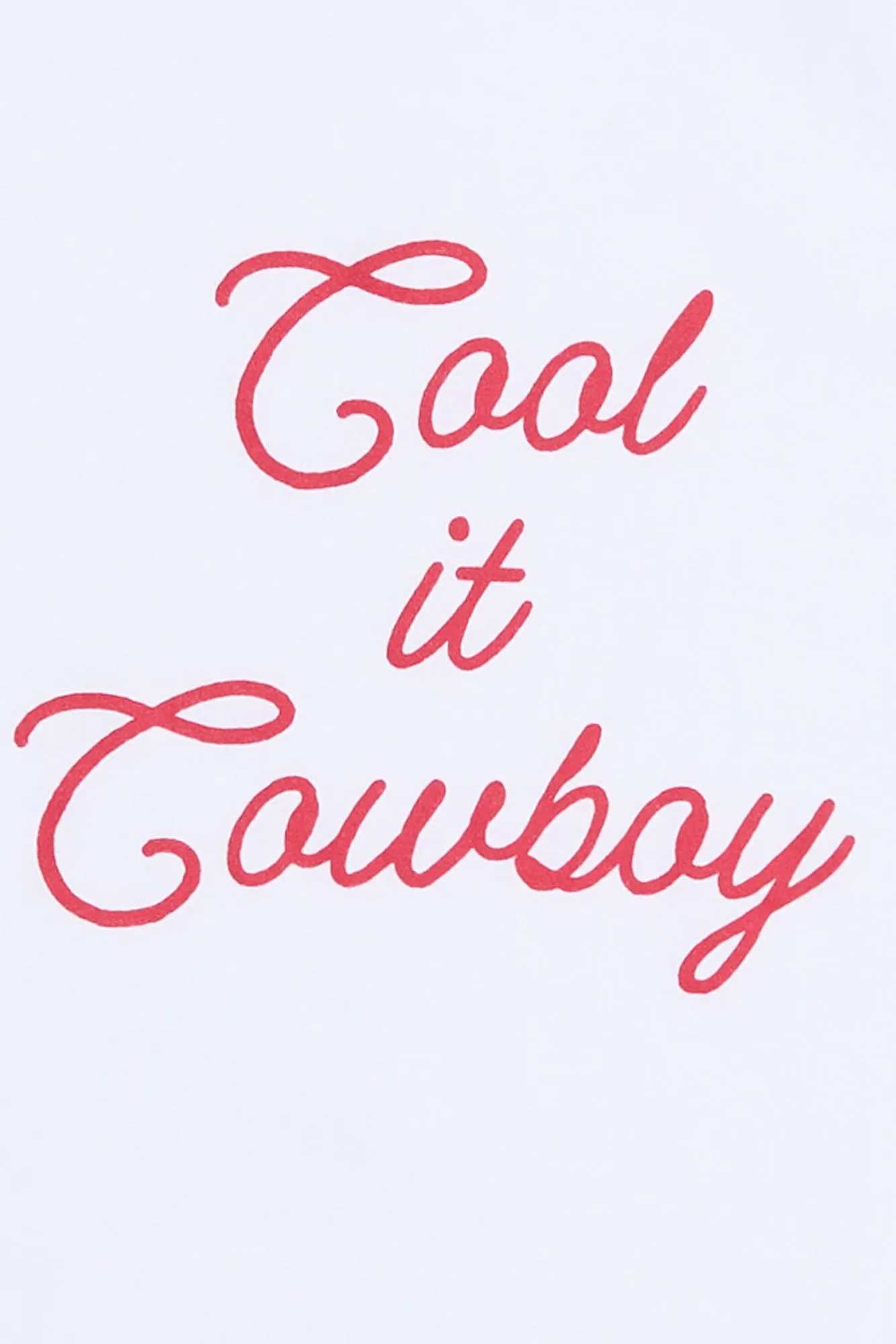 Cool It Cowboy Graphic Boyfriend Tee sold by Bluenotes product image thumbnail 2