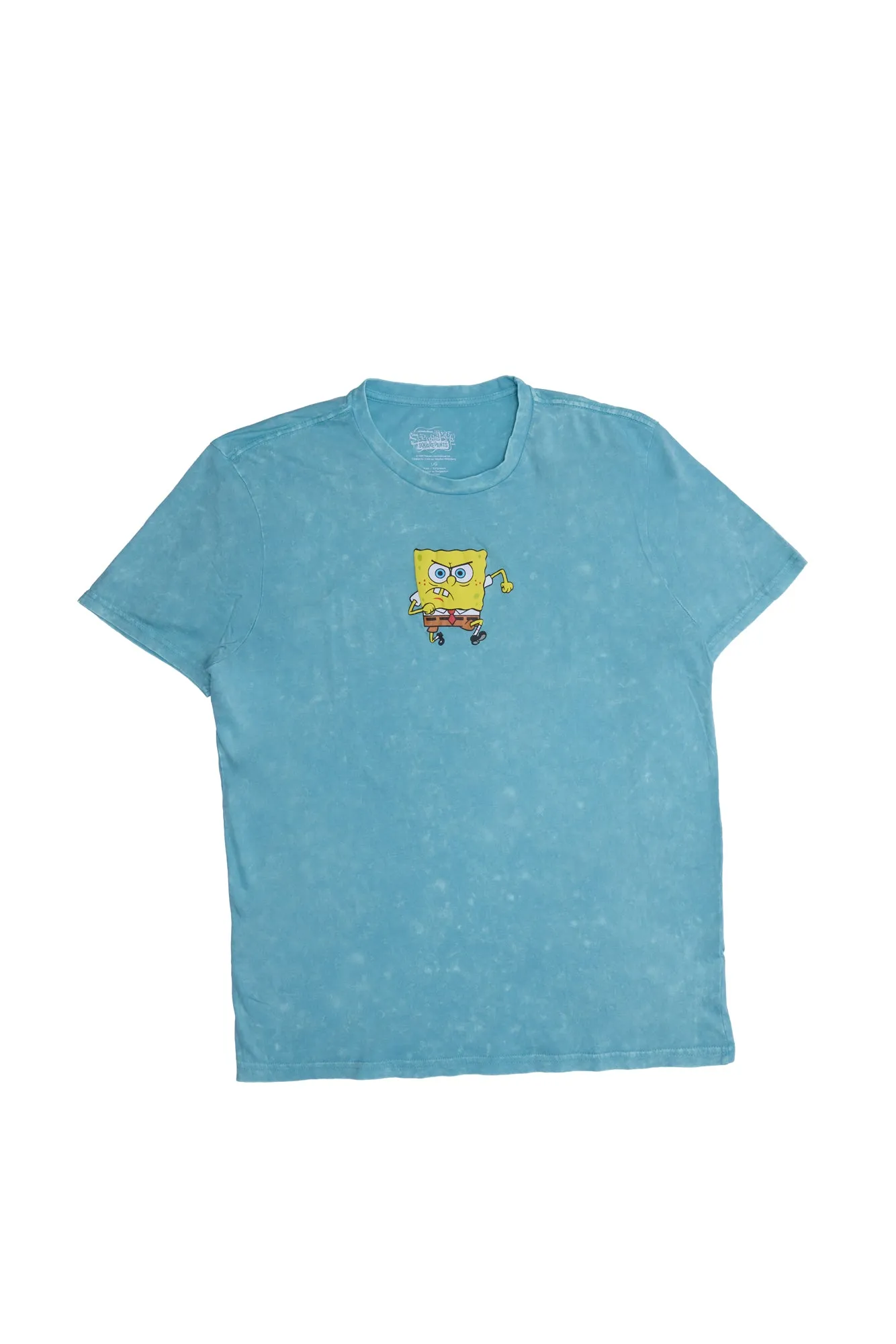 SpongeBob Graphic Acid Wash Tee sold by Bluenotes