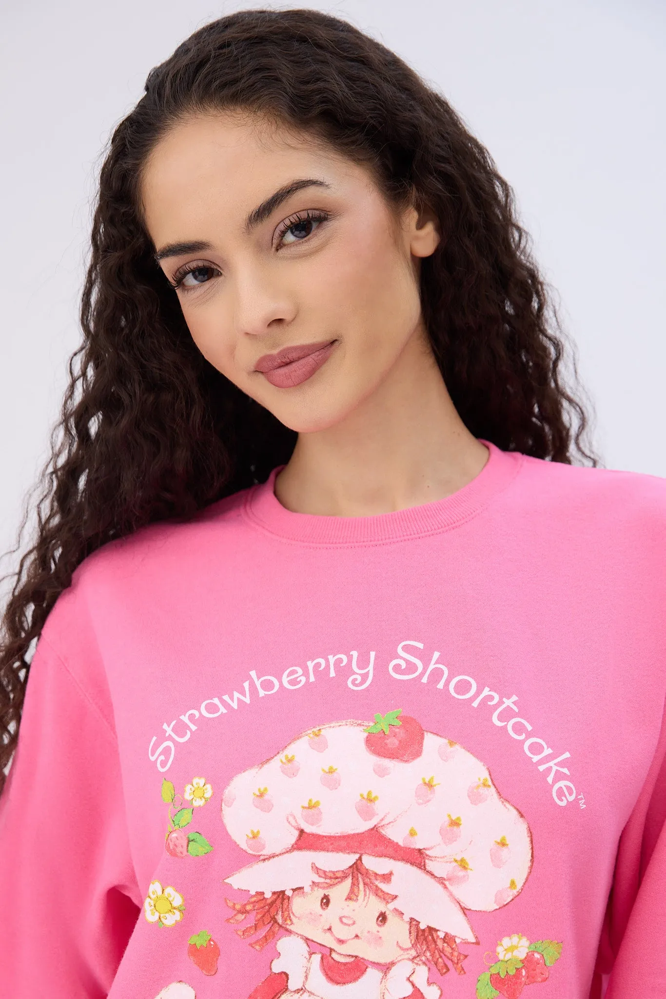 Strawberry Shortcake Graphic Crew Neck Sweatshirt sold by Bluenotes product image thumbnail 2