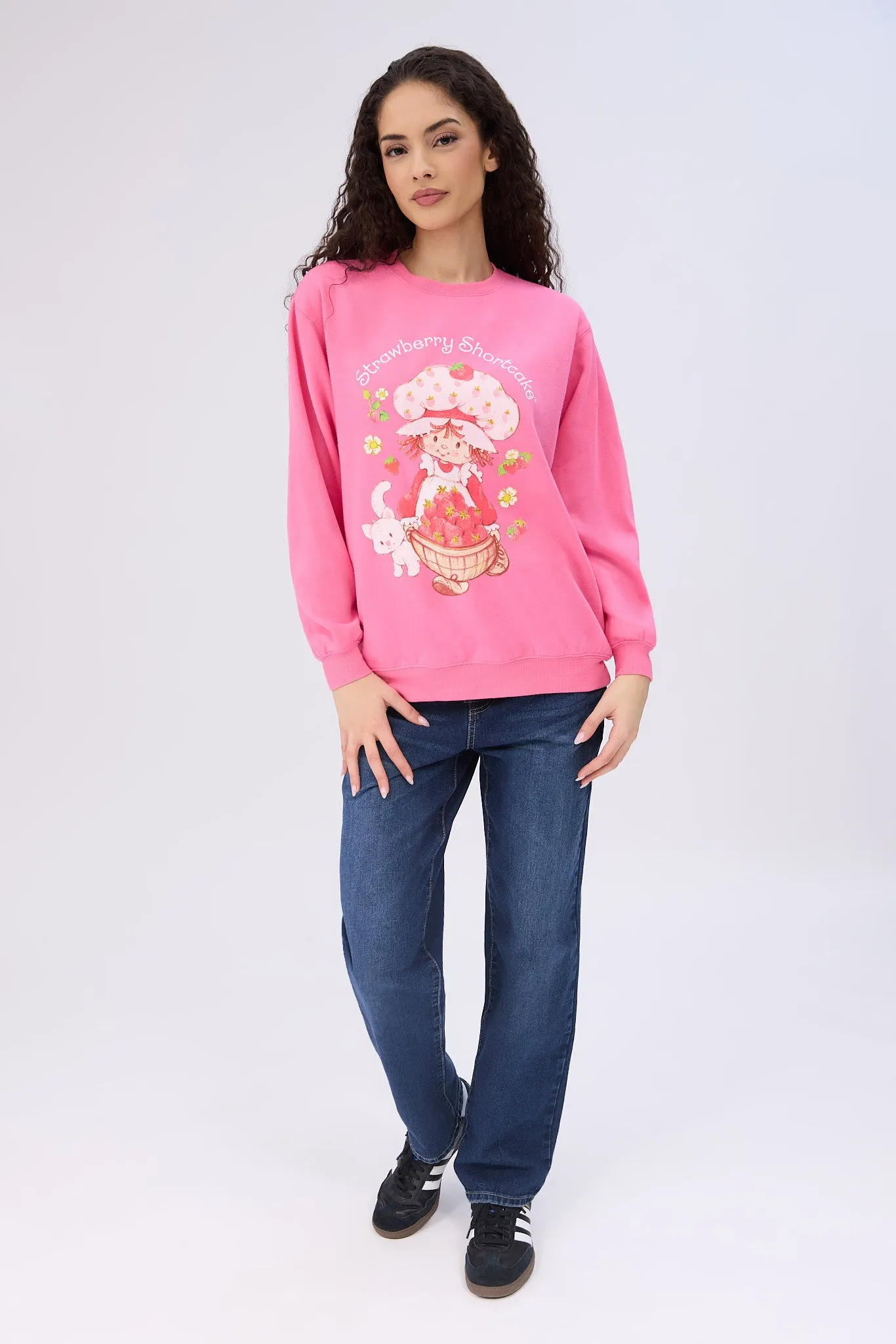 Strawberry Shortcake Graphic Crew Neck Sweatshirt sold by Bluenotes product image thumbnail 4