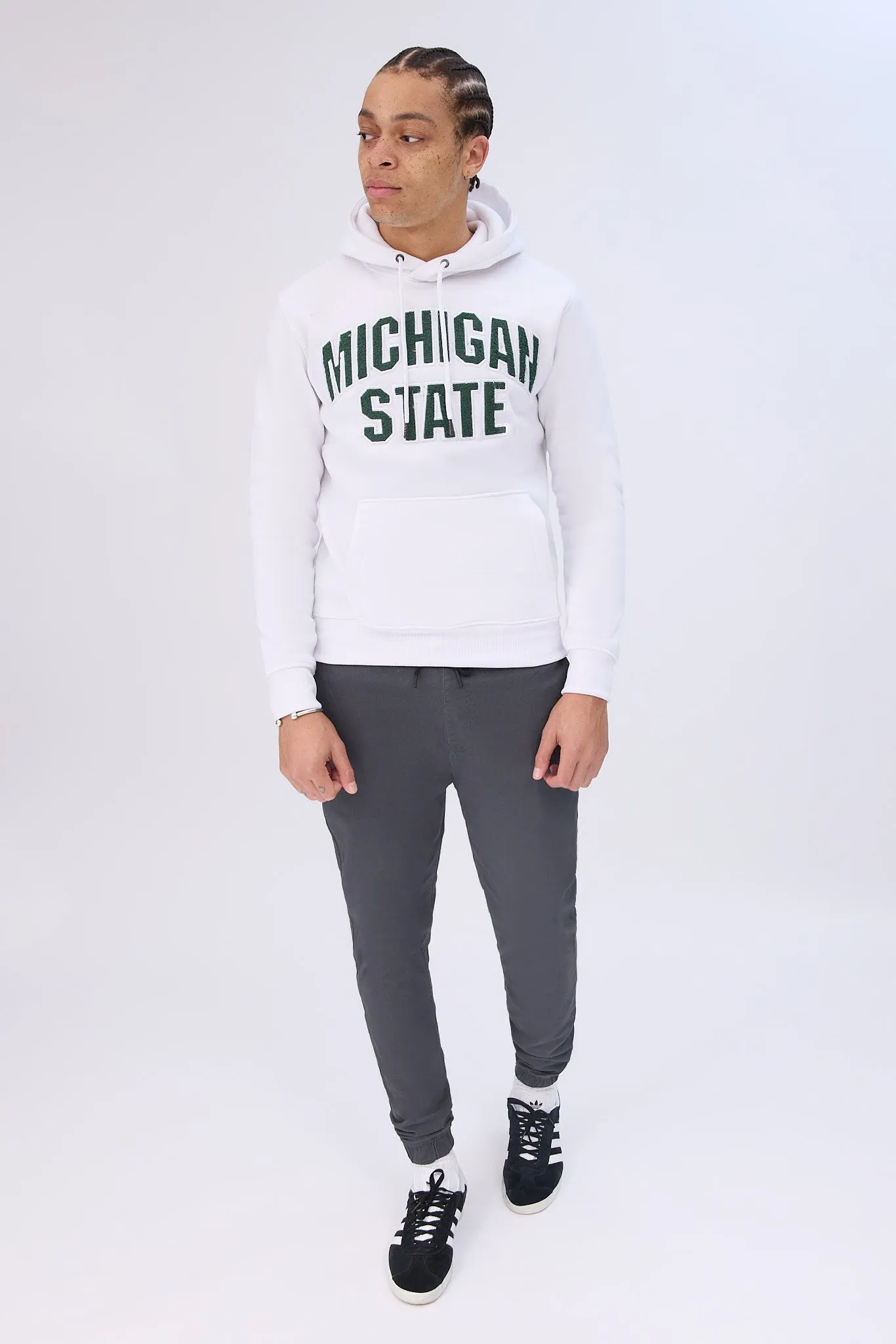 Michigan State Chenille Graphic Hoodie sold by Bluenotes product image thumbnail 4