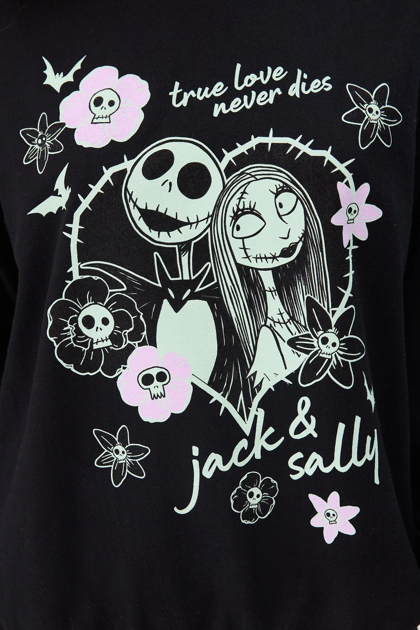 The Nightmare Before Christmas Graphic Crew Neck Sweatshirt sold by Bluenotes product image thumbnail 3