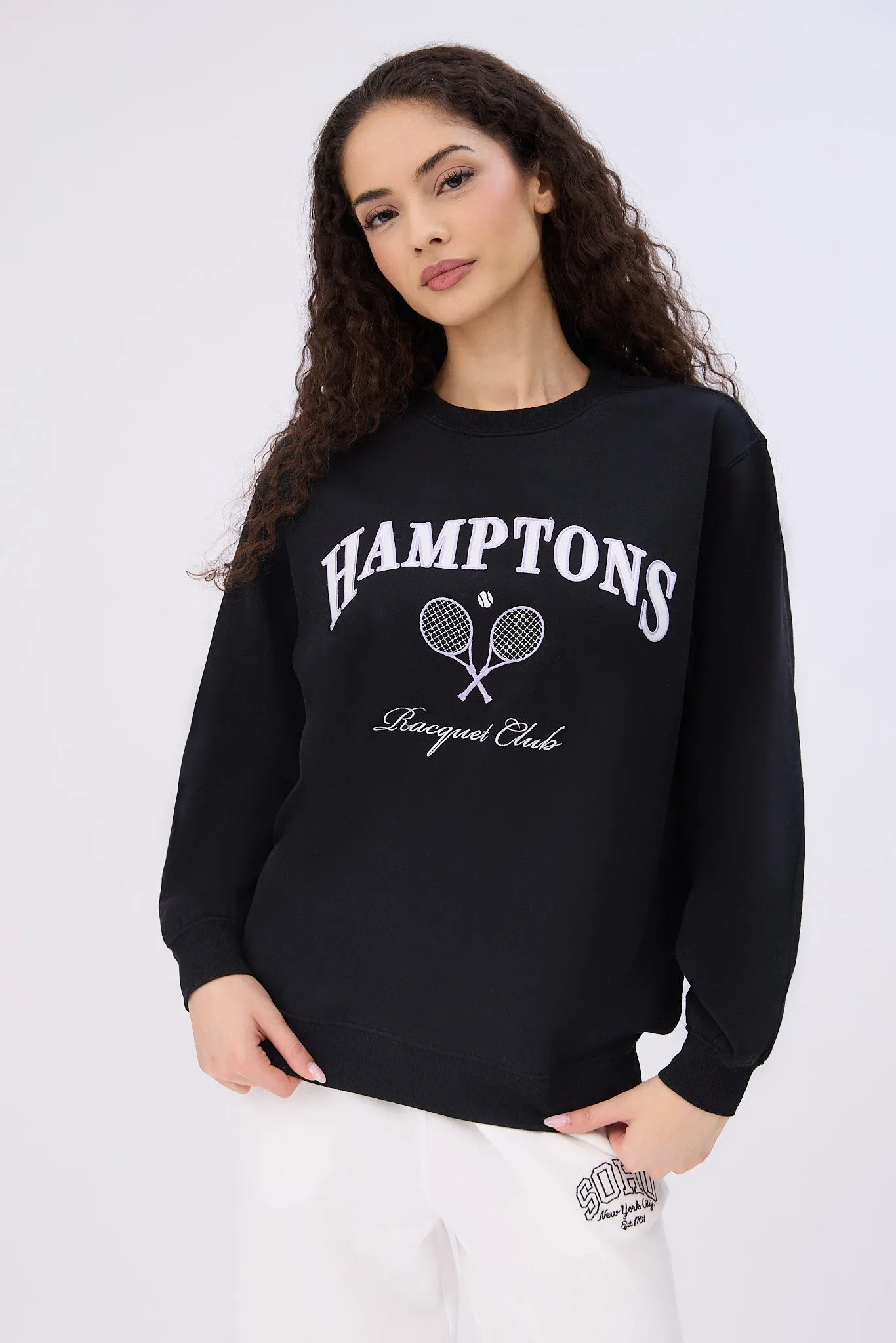 Graphic Oversized Crew Neck Sweatshirt sold by Bluenotes product image thumbnail 2