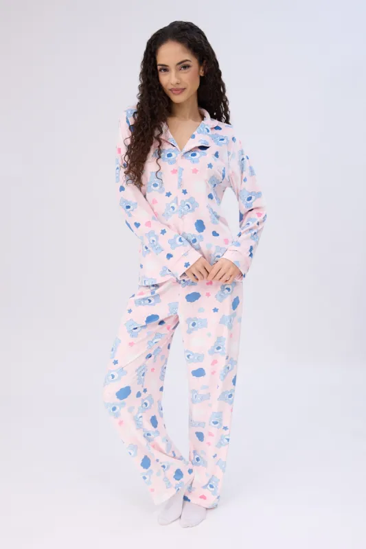 Care Bears Velour Pajama Dad Shirt And Pants Set sold by Bluenotes
