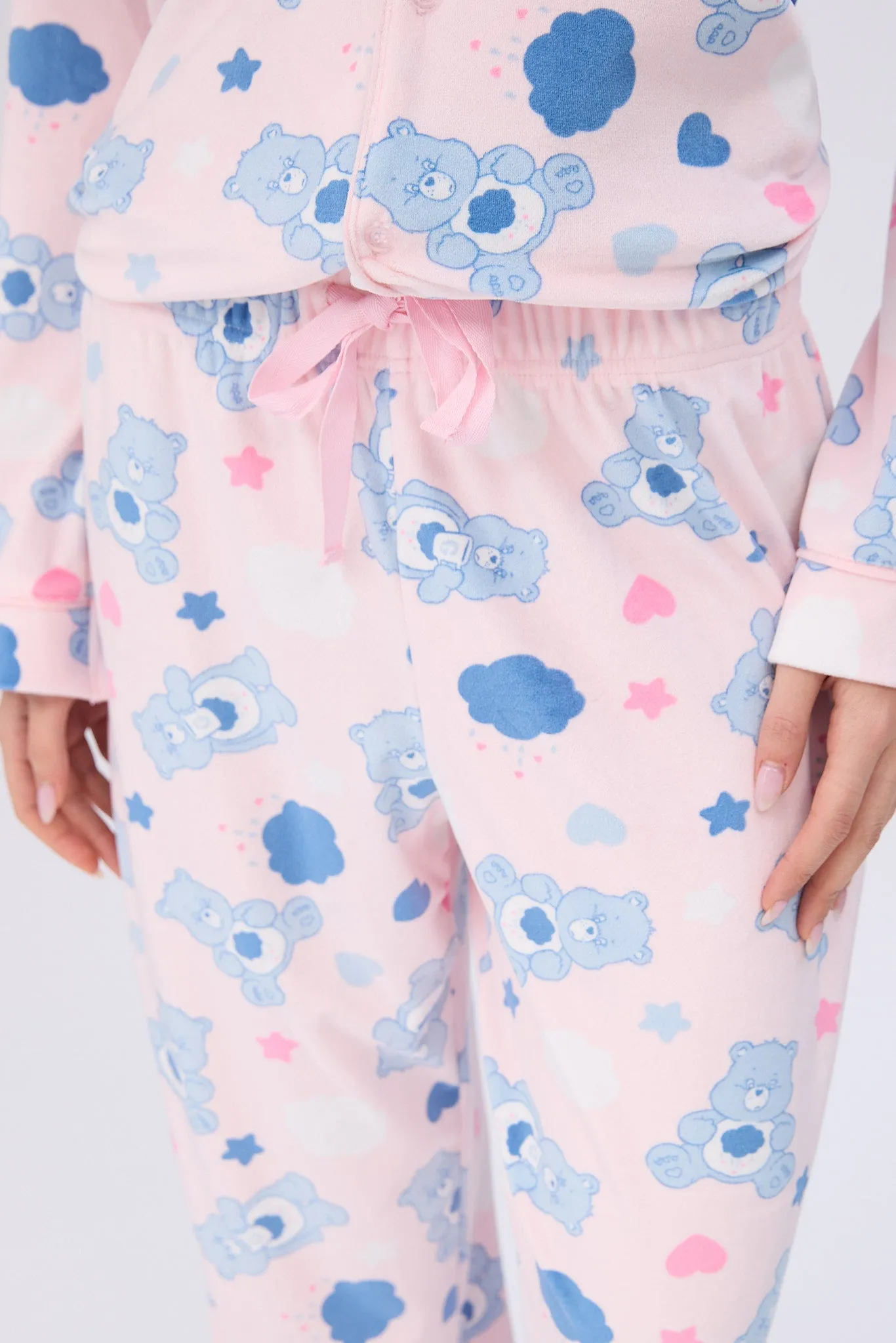 Care Bears Velour Pajama Dad Shirt And Pants Set sold by Bluenotes product image thumbnail 3