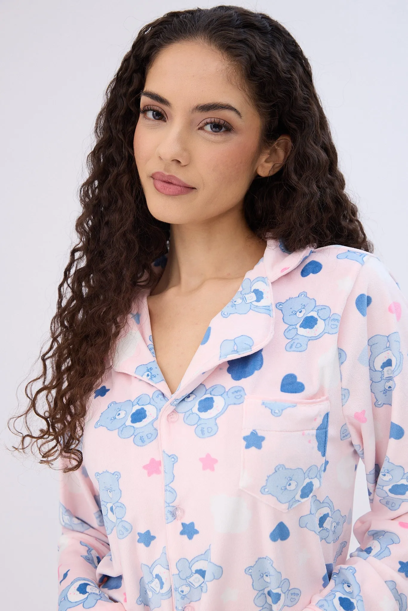 Care Bears Velour Pajama Dad Shirt And Pants Set sold by Bluenotes product image thumbnail 2