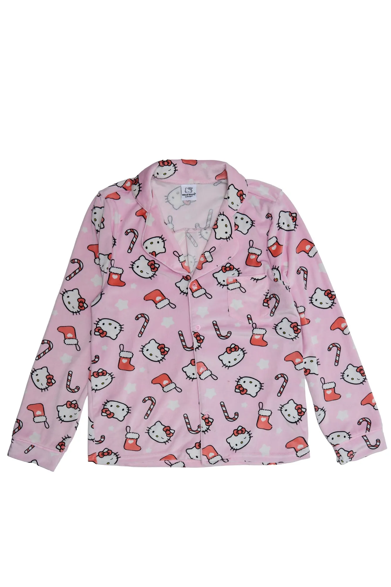 Hello Kitty Velour Pajama Dad Shirt And Pants Set sold by Bluenotes product image thumbnail 2