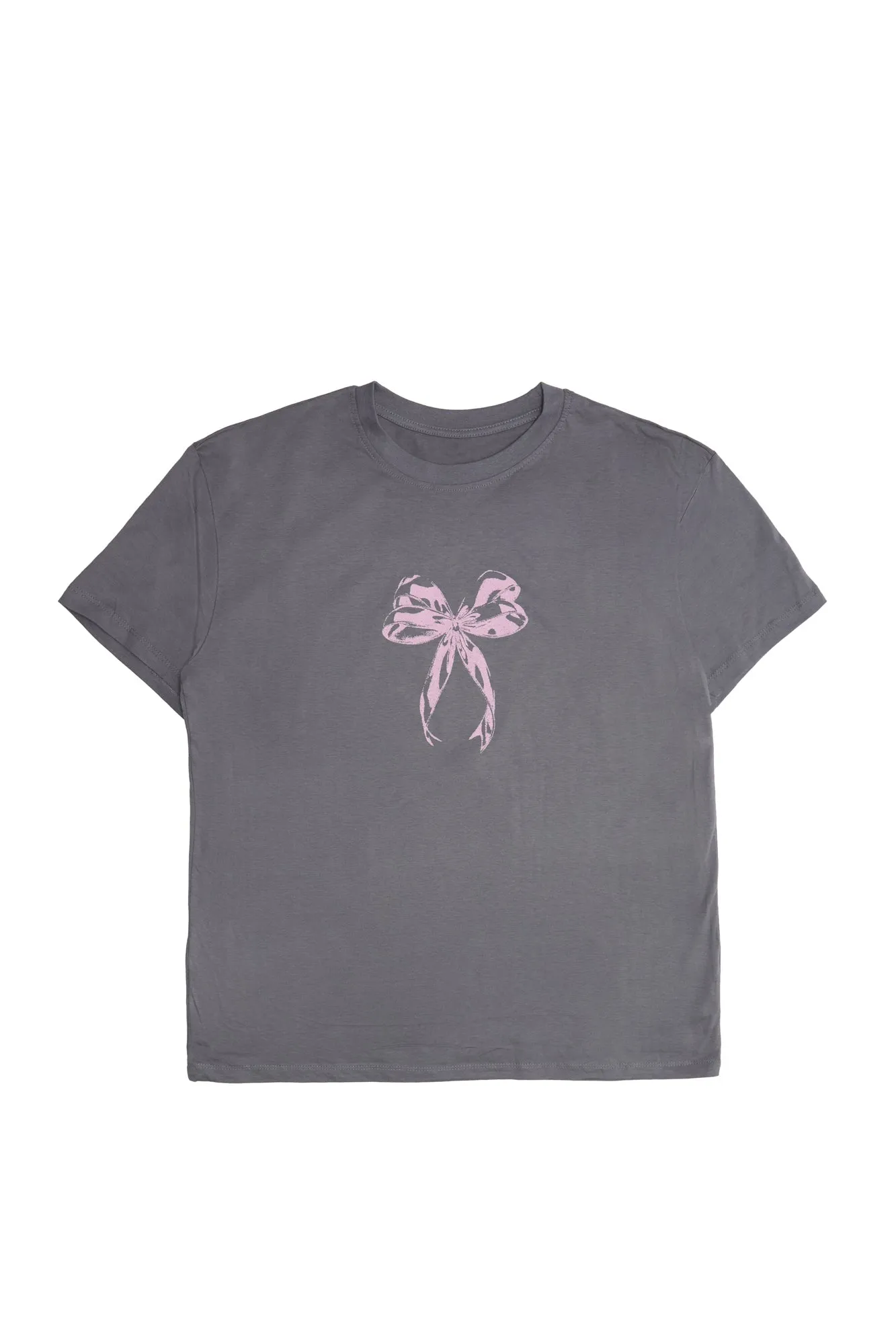 Bow Graphic Boyfriend Tee sold by Bluenotes