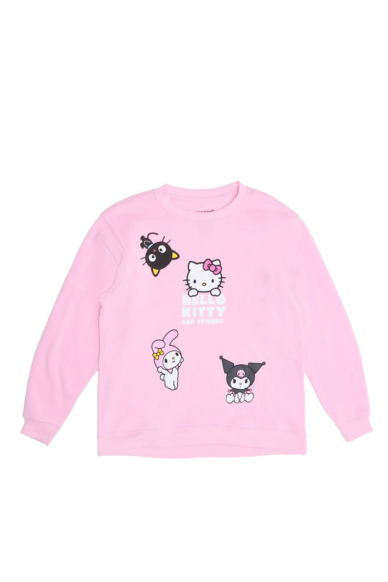Hello Kitty And Friends Graphic Crew Neck Sweatshirt sold by Bluenotes