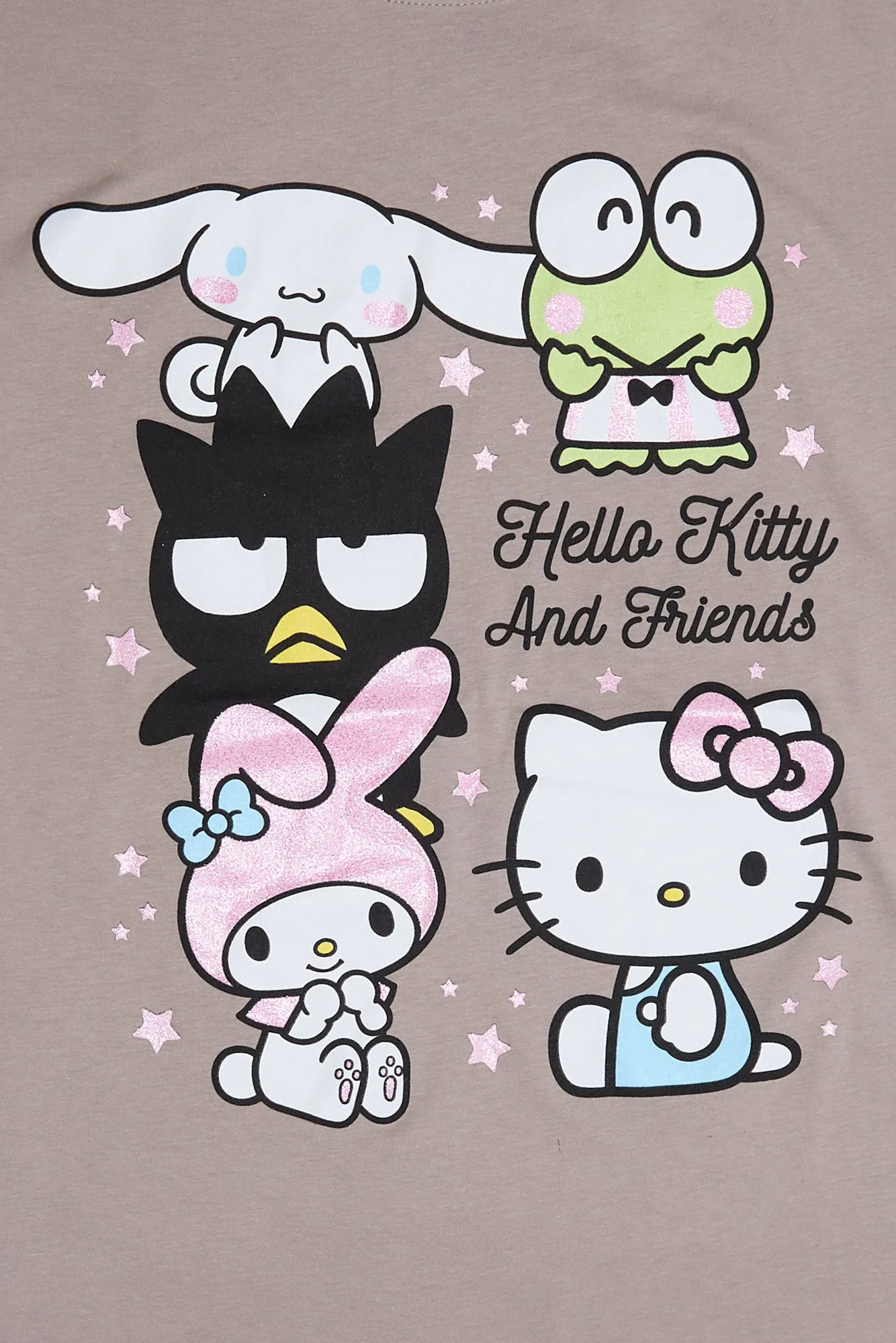 Hello Kitty And Friends Graphic Glitter Relaxed Tee sold by Bluenotes product image thumbnail 2