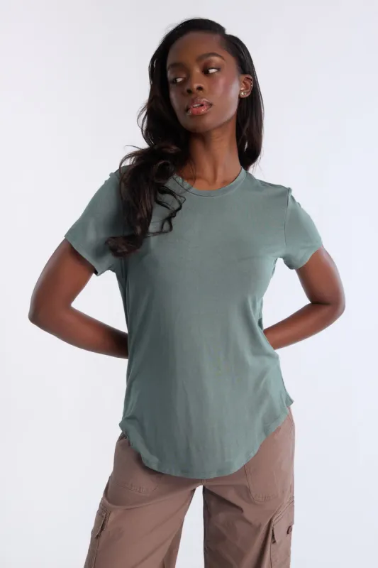 Short Sleeve Crew Neck Relaxed Tee sold by Bluenotes