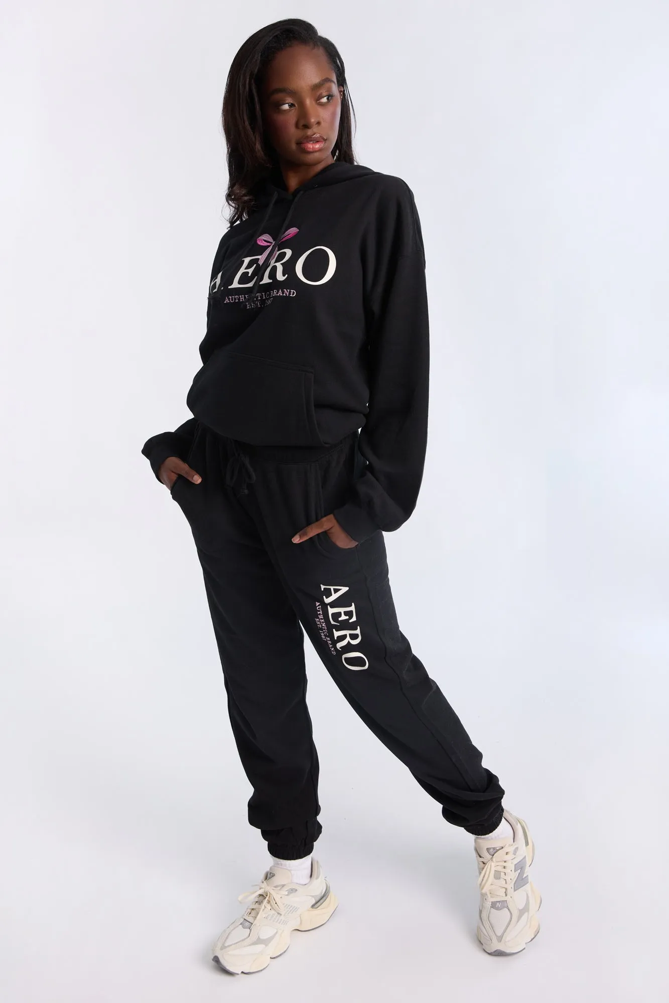 AERO Graphic Boyfriend Jogger sold by Bluenotes product image thumbnail 5
