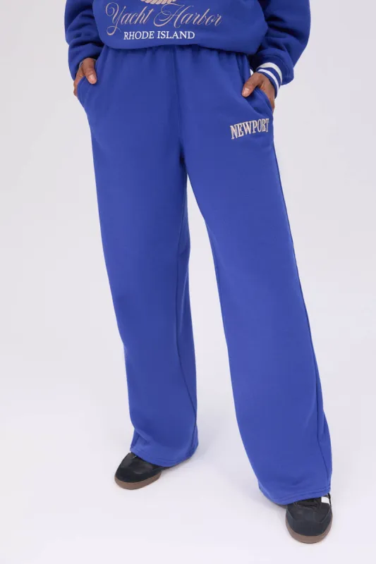 Graphic Wide Leg Sweatpants sold by Bluenotes