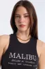 Graphic High Neck Tank Top sold by Bluenotes