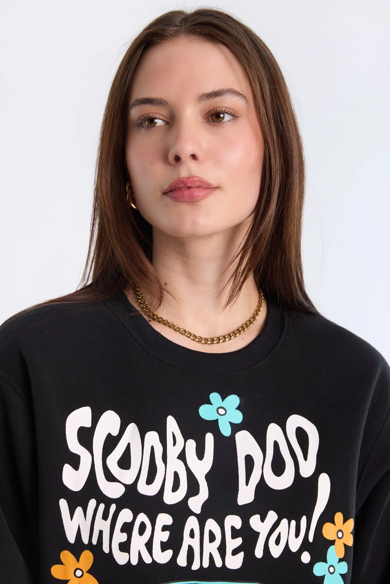 Scooby-Doo Graphic Crew Neck Sweatshirt sold by Bluenotes product image thumbnail 2