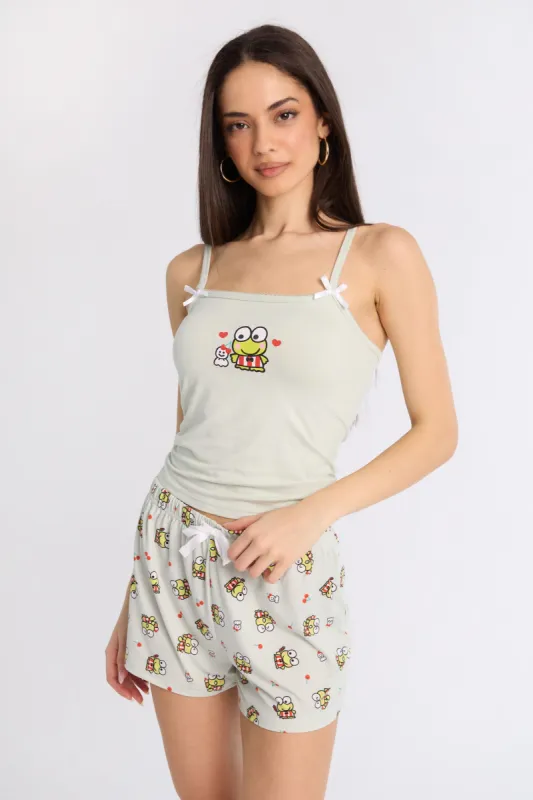 Kuromi Super Soft Pajama Tank Top And Shorts 2-Piece Set sold by Bluenotes