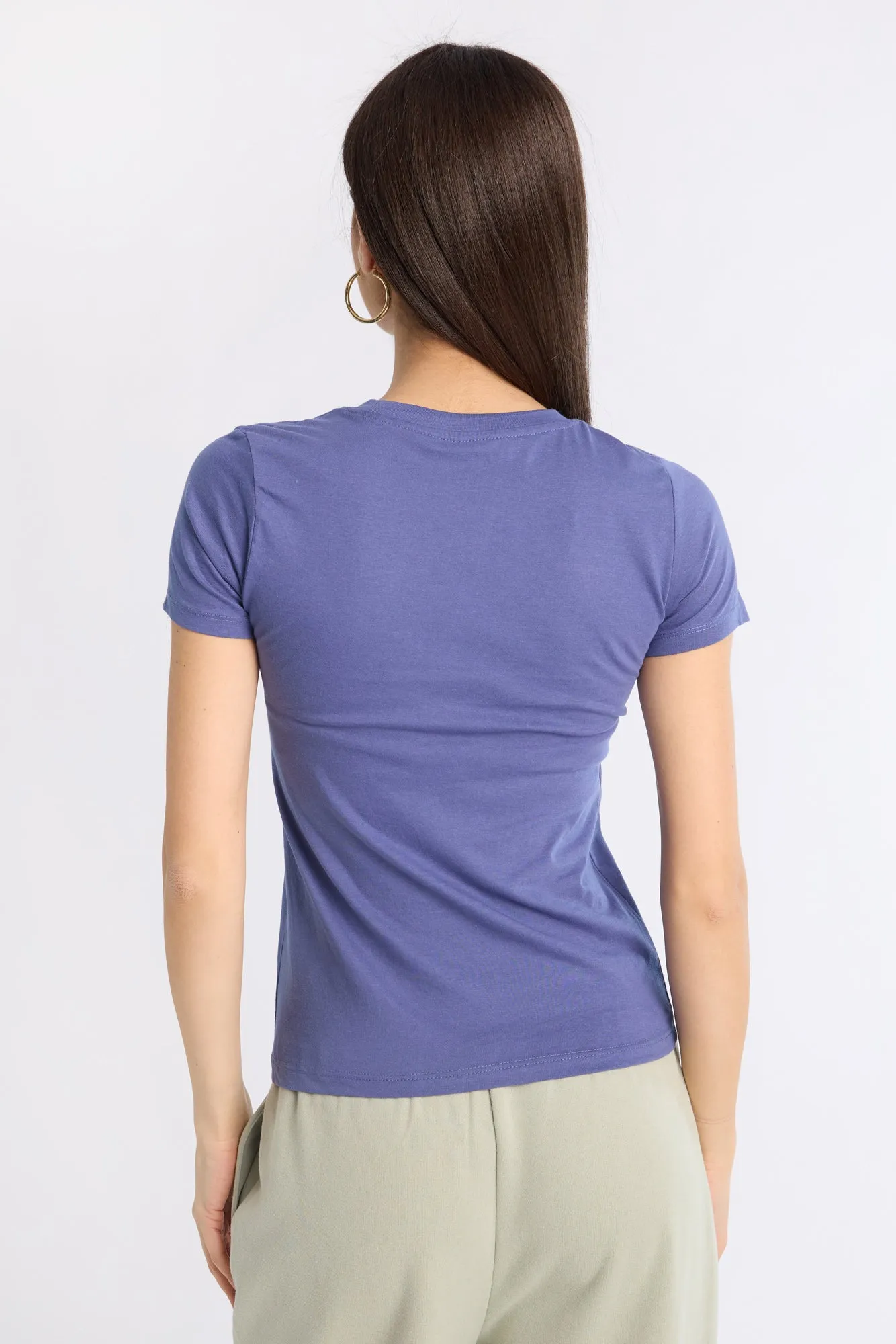 AERO Flower Embroidered GraphicClassic Tee sold by Bluenotes product image thumbnail 3