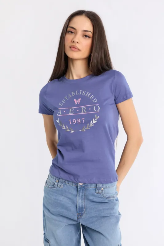 AERO Butterfly Graphic Classic Tee sold by Bluenotes
