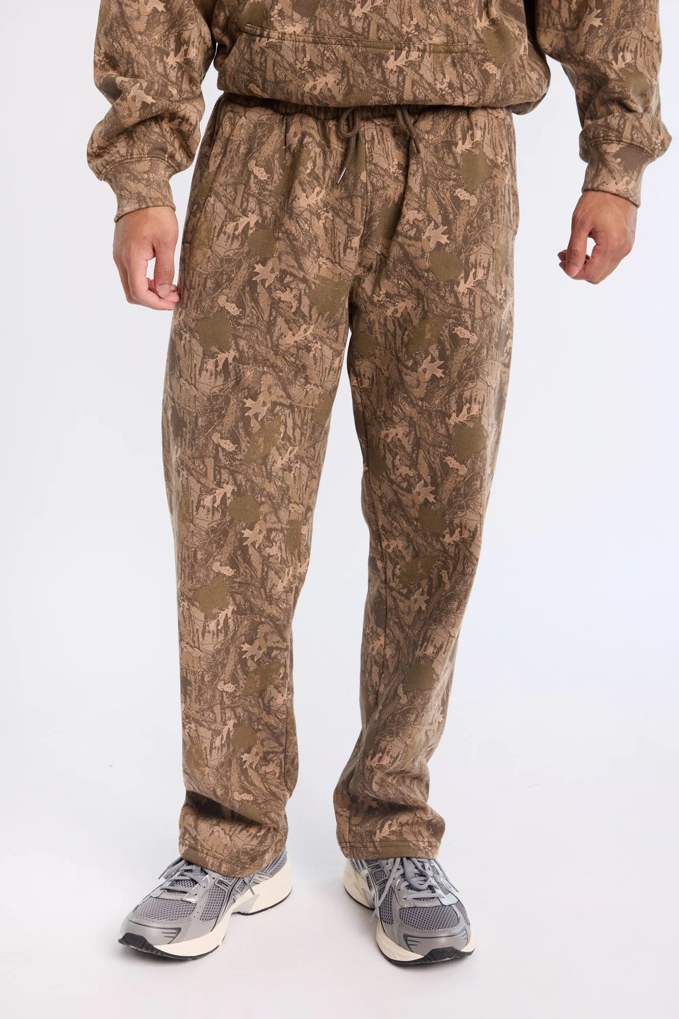 North Western Tree Camouflage Straight Leg Sweatpants sold by Bluenotes