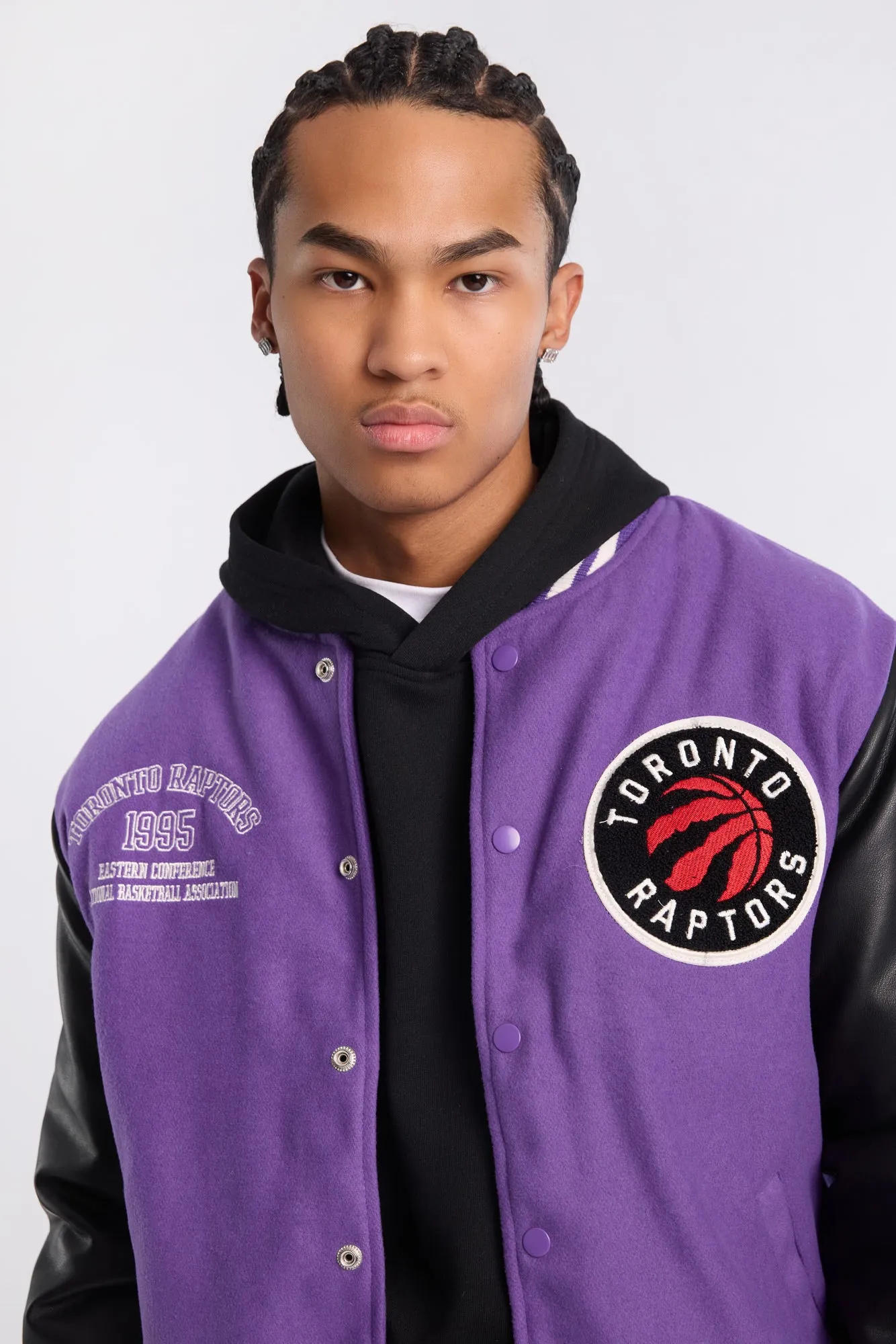 Toronto Raptors Varsity Bomber Jacket sold by Bluenotes product image thumbnail 2