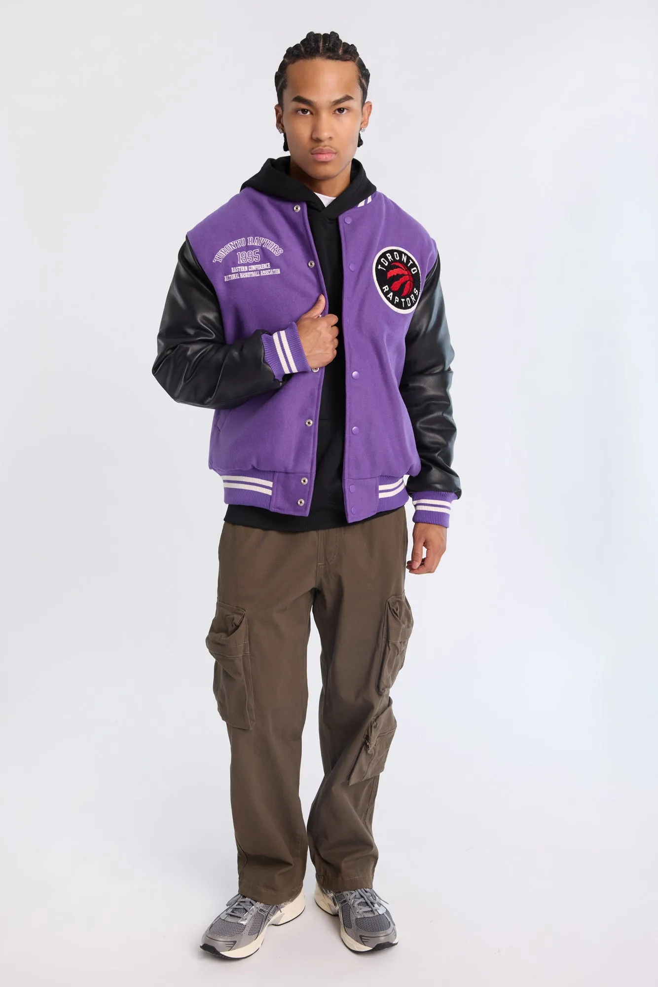 Toronto Raptors Varsity Bomber Jacket sold by Bluenotes product image thumbnail 4
