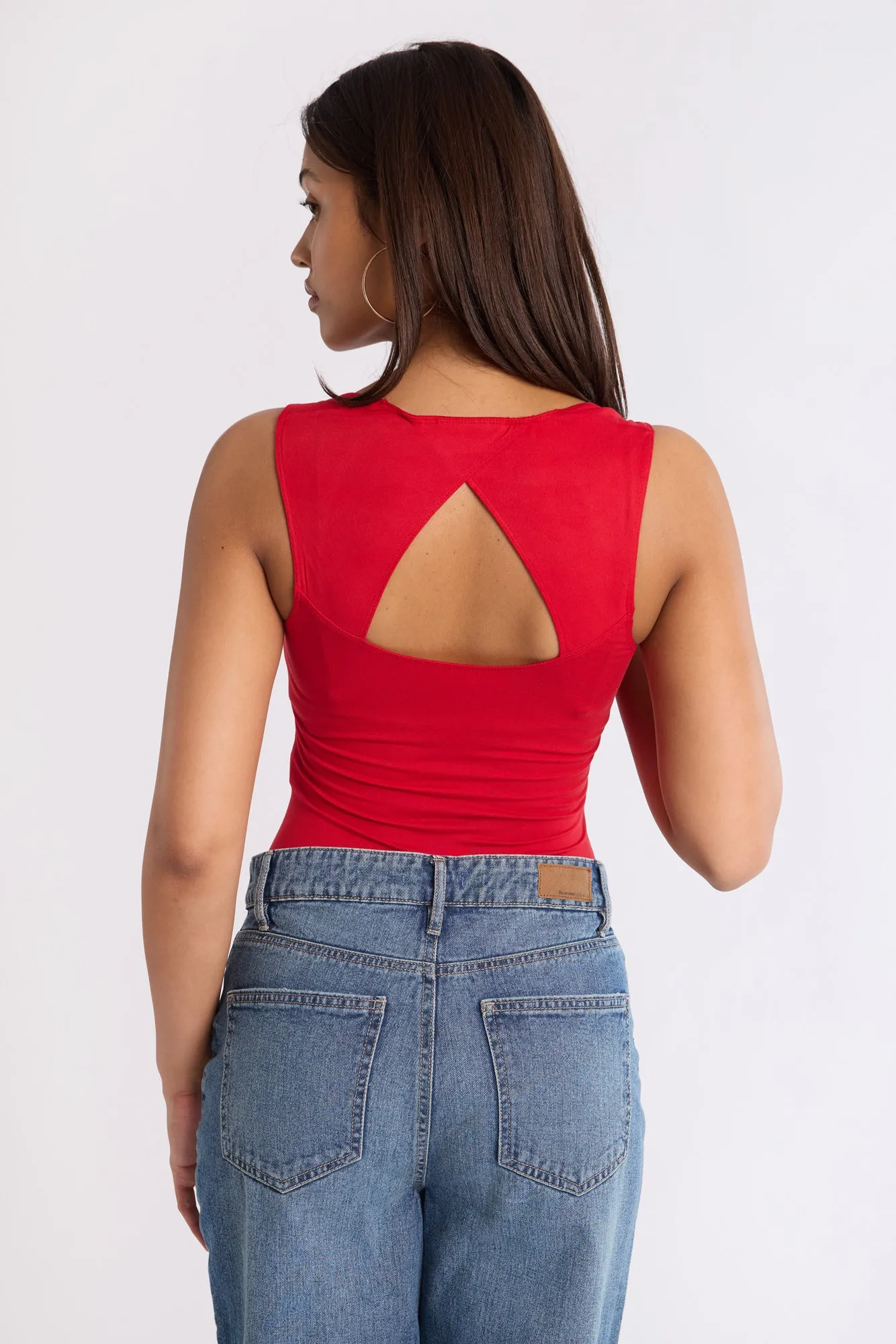 Super Soft Square Neck Open-Back Bodysuit sold by Bluenotes product image thumbnail 2