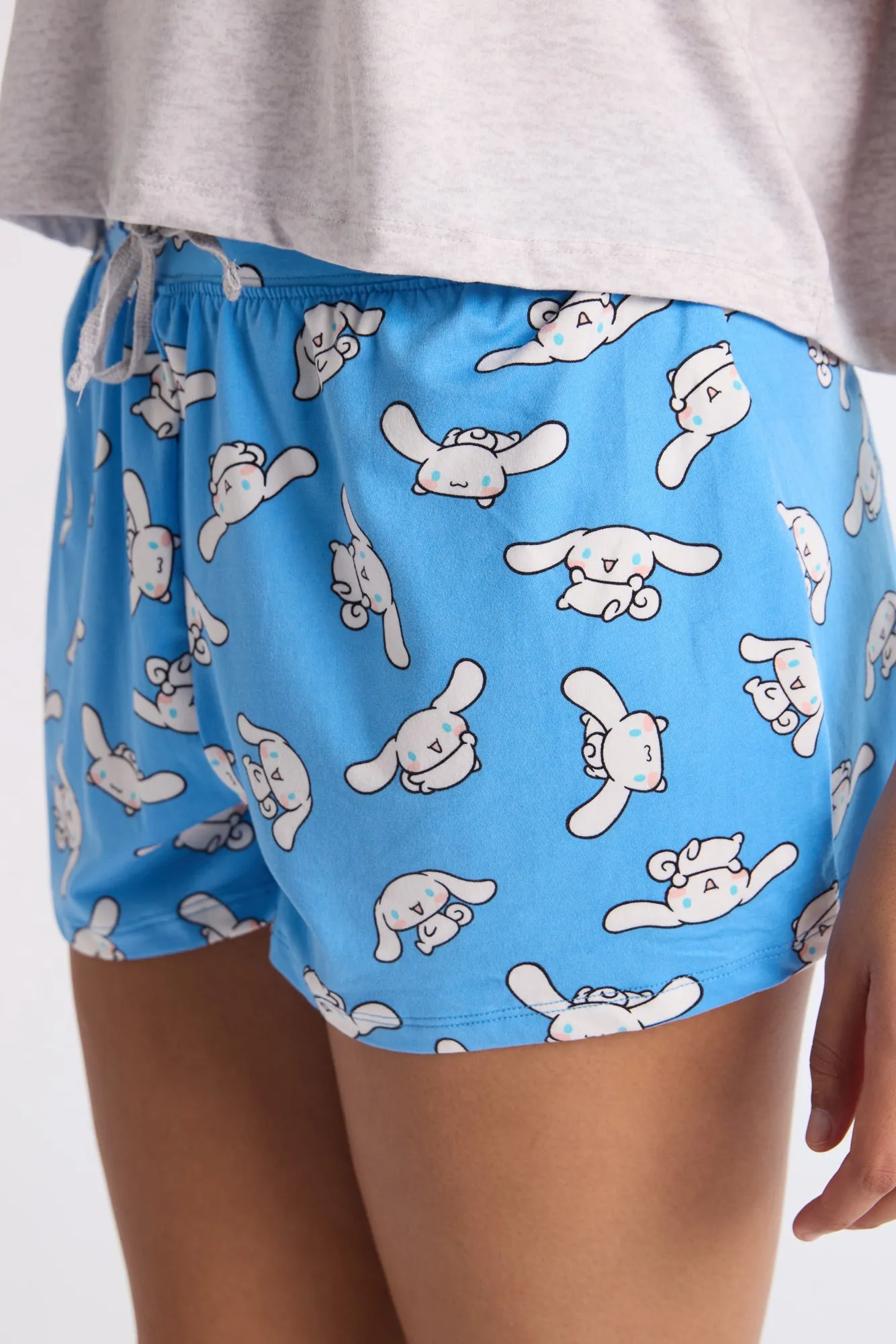 Cinnamoroll Super Soft Pajama Tee And Shorts 2-Piece Set sold by Bluenotes product image thumbnail 3
