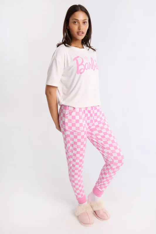 Barbie Super Soft Pajama Tee And Jogger 2-Piece Set sold by Bluenotes