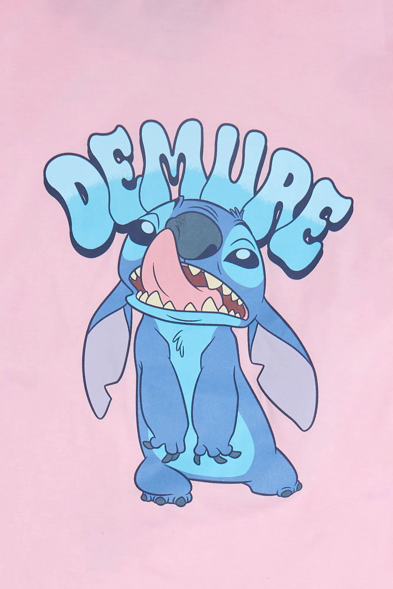 Stitch Demure Graphic Boyfriend Tee sold by Bluenotes product image thumbnail 2