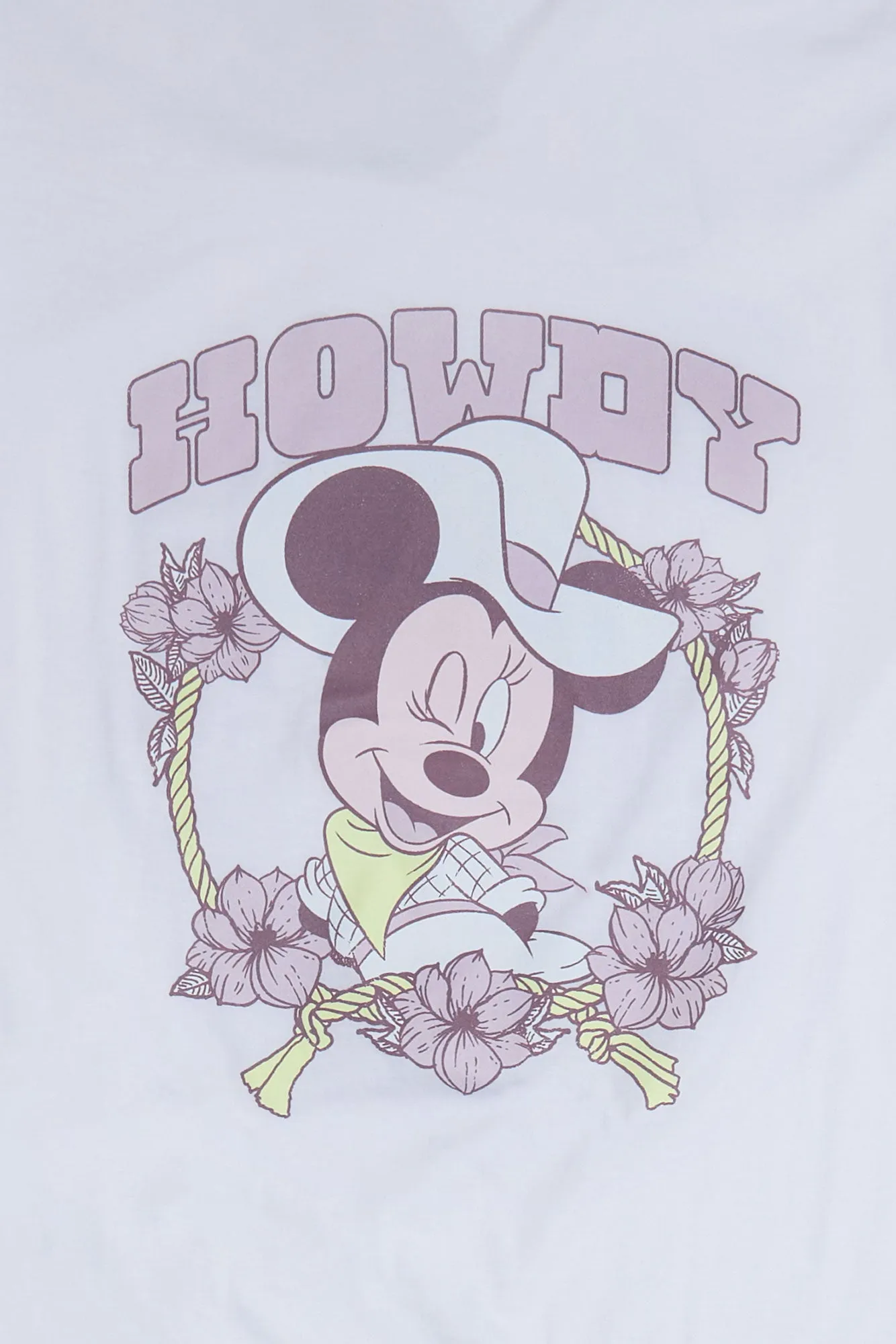 Minnie Mouse Howdy Graphic Boyfriend Tee sold by Bluenotes product image thumbnail 2